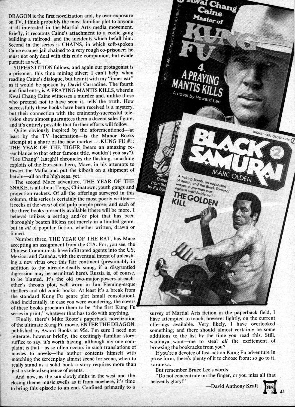 Read online The Deadly Hands of Kung Fu comic -  Issue #8 - 38