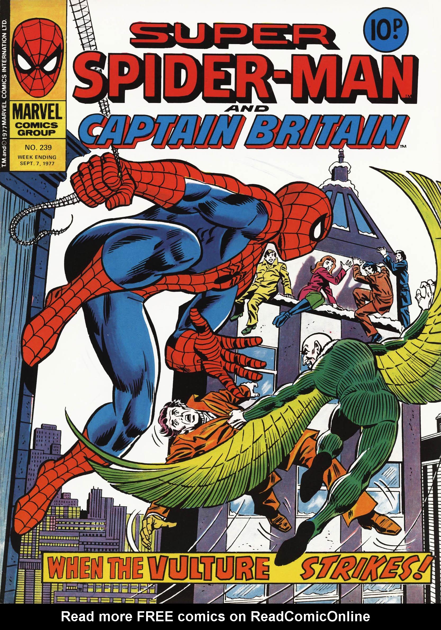 Read online Super Spider-Man and Captain Britain comic -  Issue #239 - 1