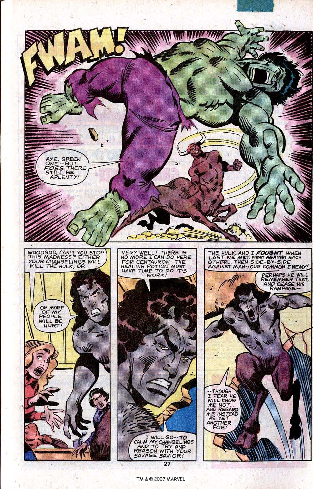 Read online The Incredible Hulk (1968) comic -  Issue #252 - 29
