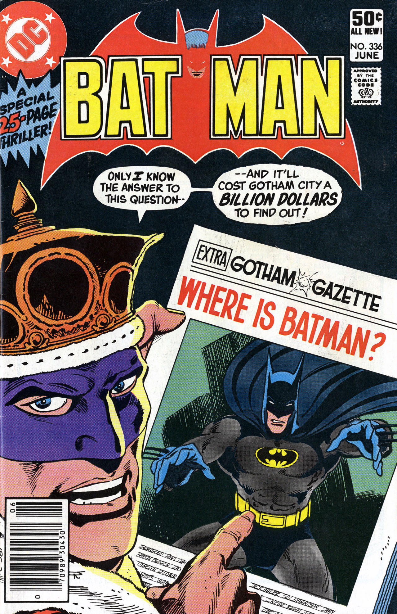 Read online Batman (1940) comic -  Issue #336 - 1