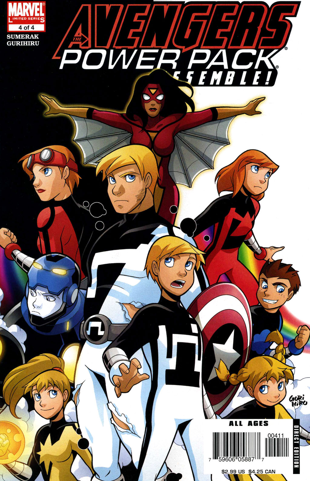 Read online Avengers and Power Pack Assemble! comic -  Issue #4 - 1