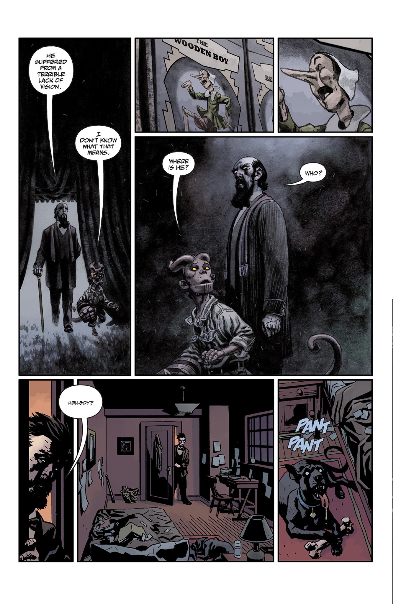 Read online Hellboy: The Midnight Circus comic -  Issue # TPB - 34