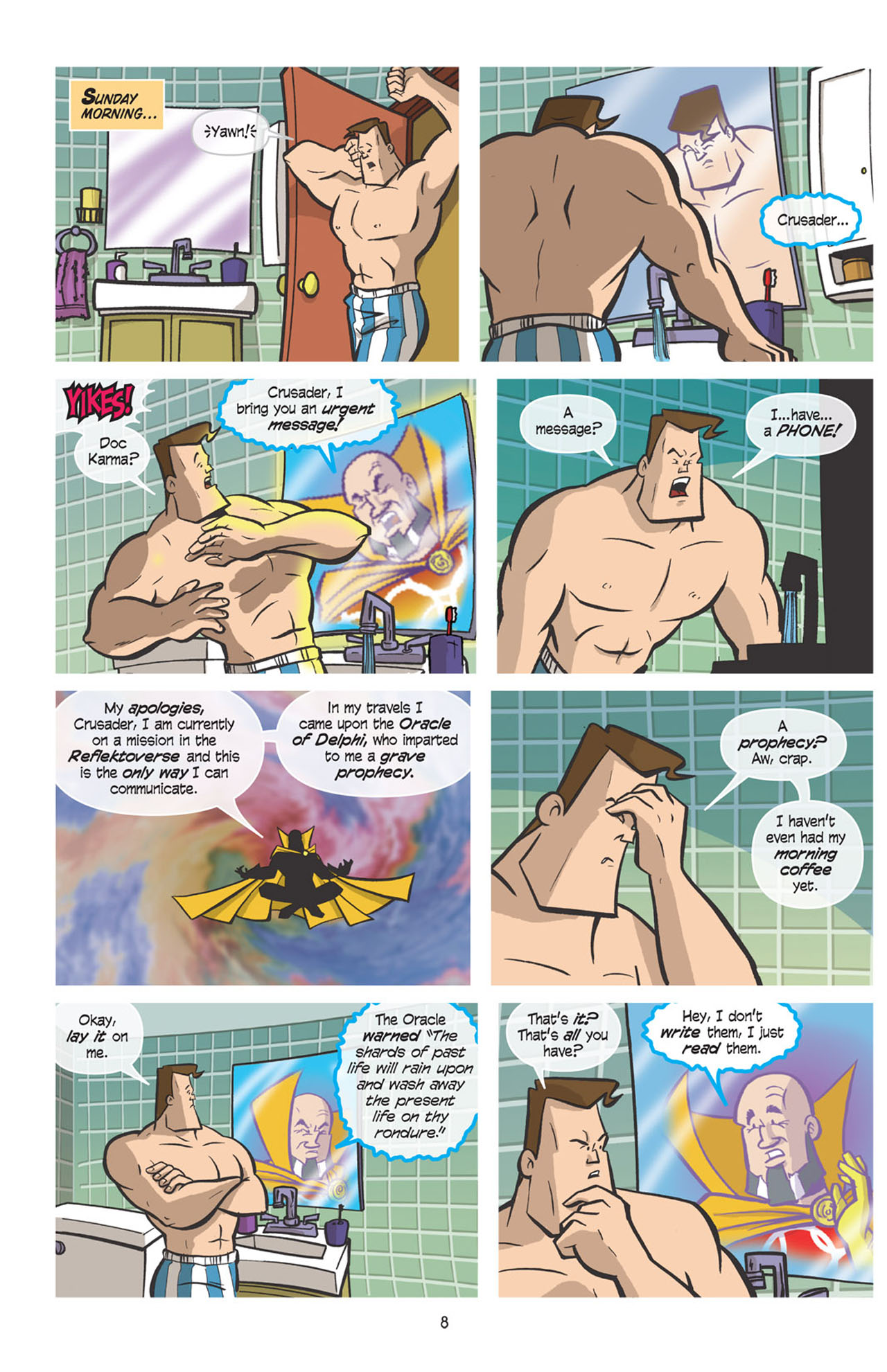 Read online Love and Capes comic -  Issue #5 - 9