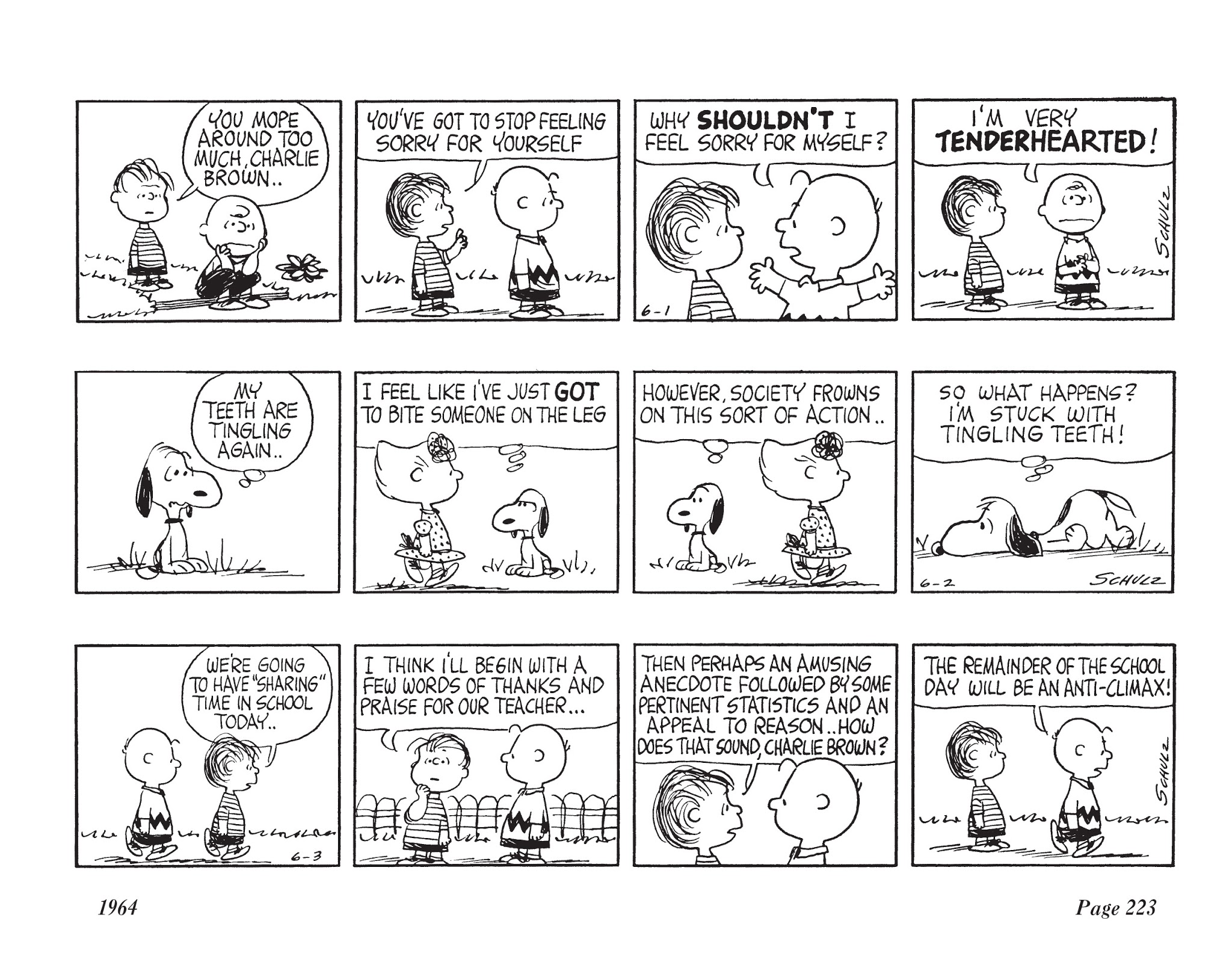 Read online The Complete Peanuts comic -  Issue # TPB 7 - 234