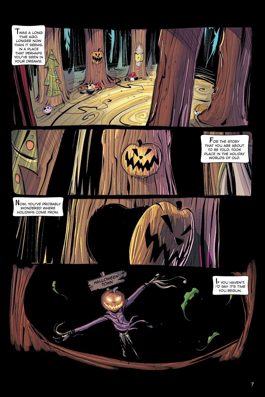 Disney The Nightmare Before Christmas: The Story of the Movie in Comics issue Full - Page 8
