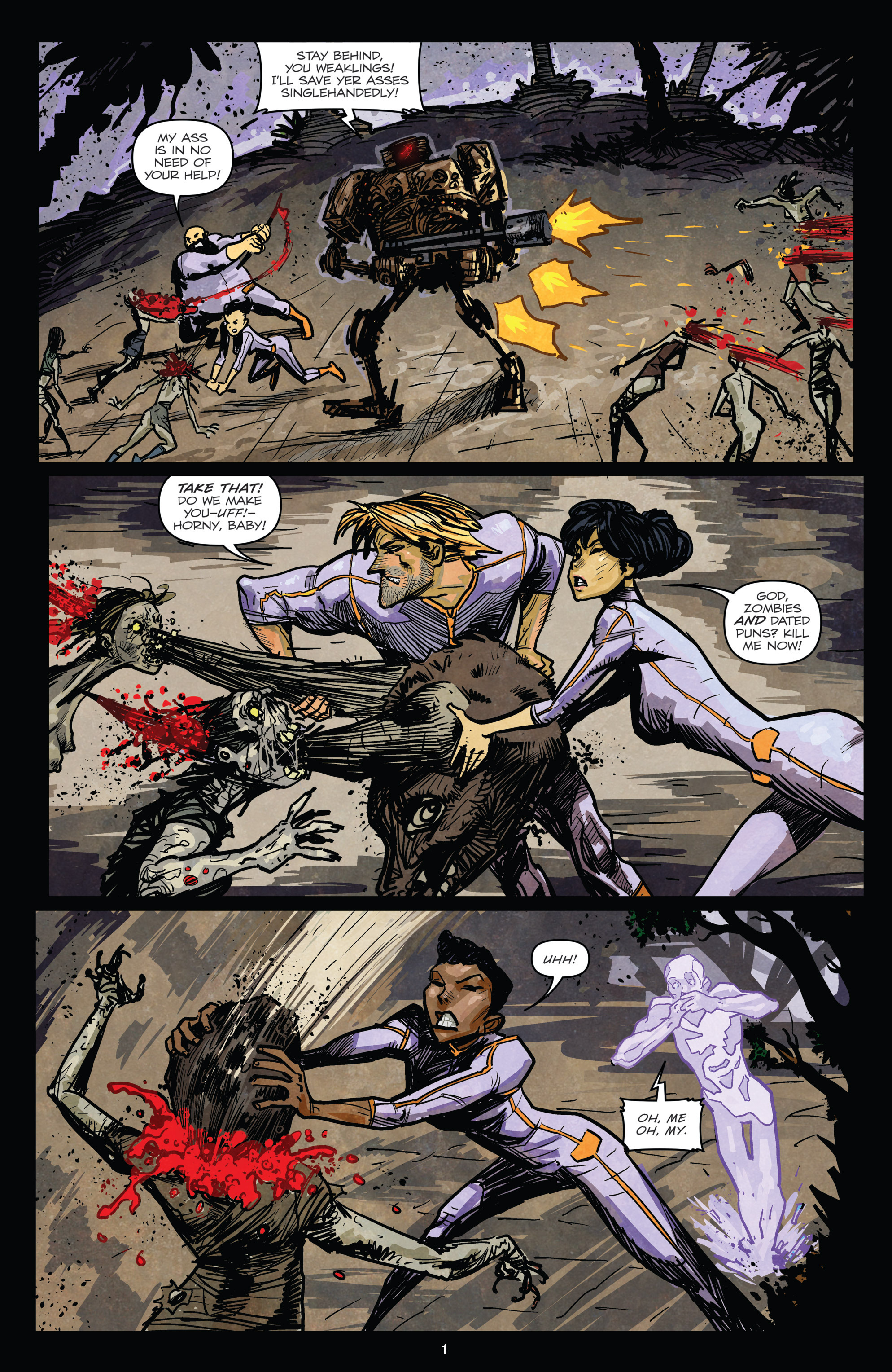 Read online Zombies vs Robots (2015) comic -  Issue #6 - 4