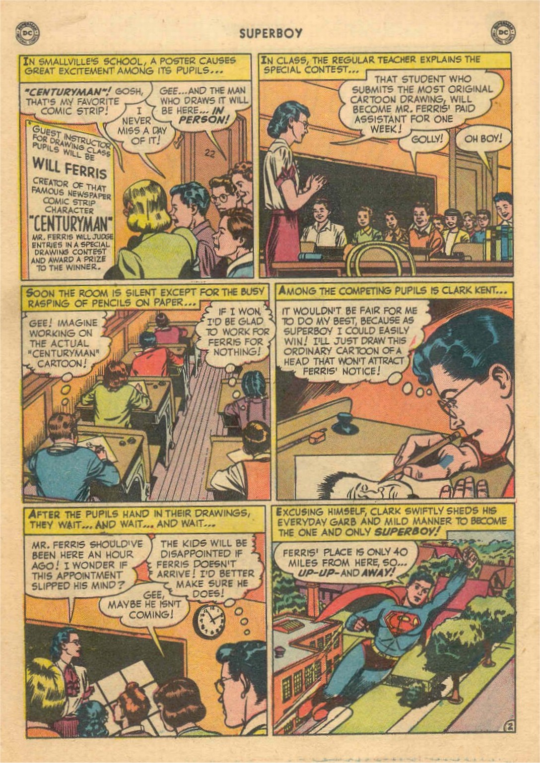 Read online Superboy (1949) comic -  Issue #10 - 34
