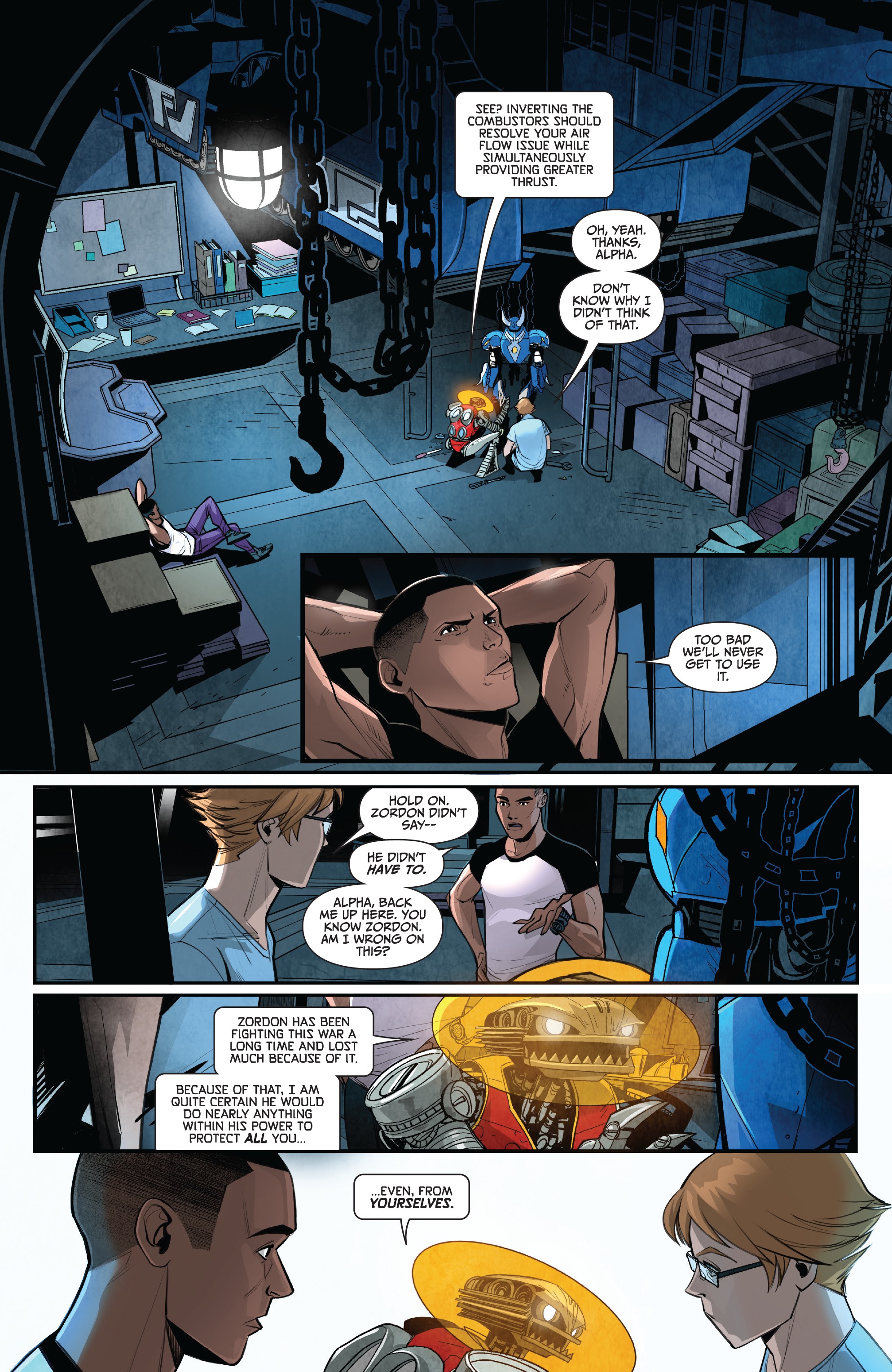 Read online Saban's Go Go Power Rangers comic -  Issue #19 - 19