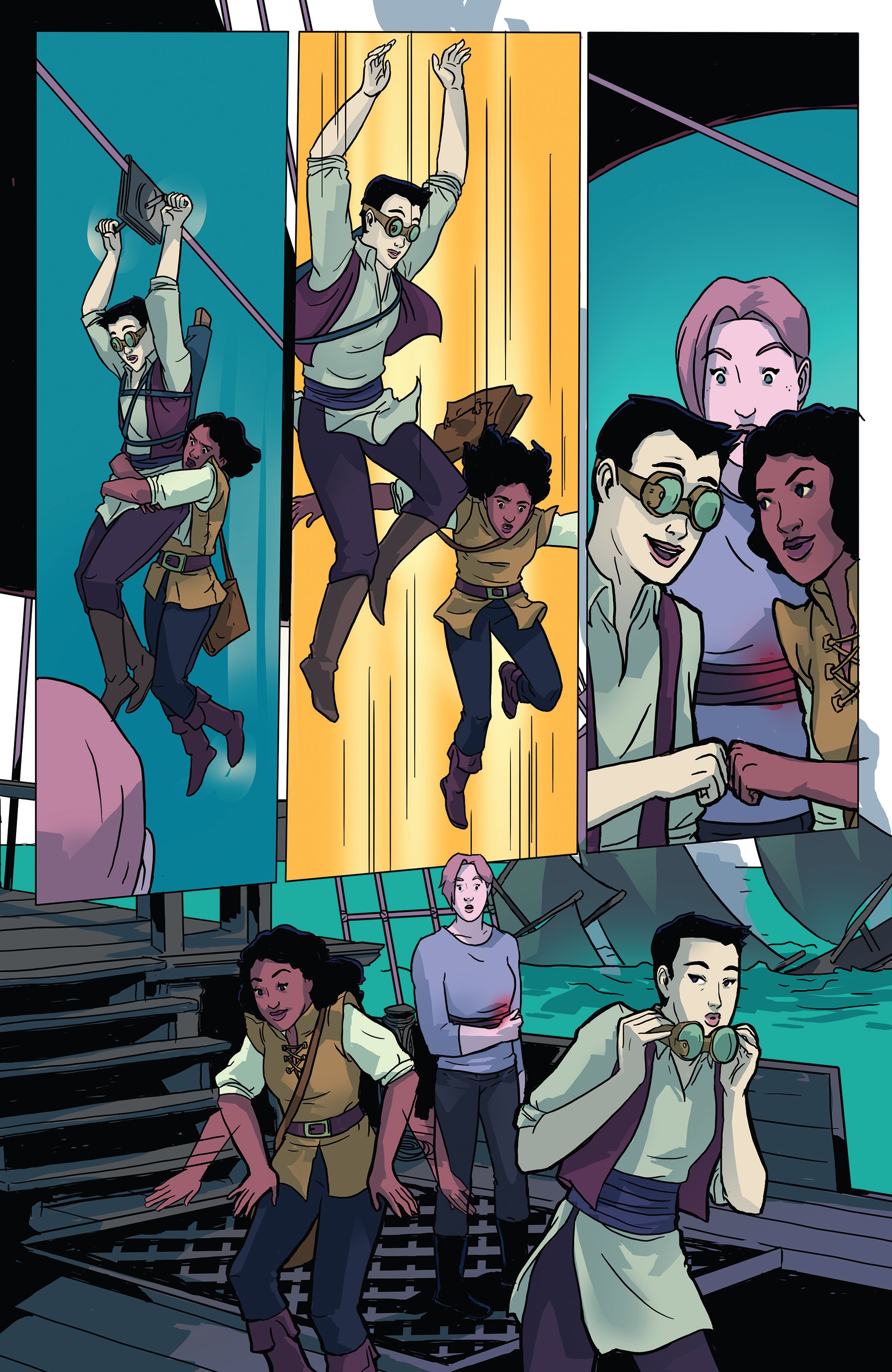 Read online Princeless Raven Year Two: Love and Revenge comic -  Issue # _TPB Two Ships In the Night - 70