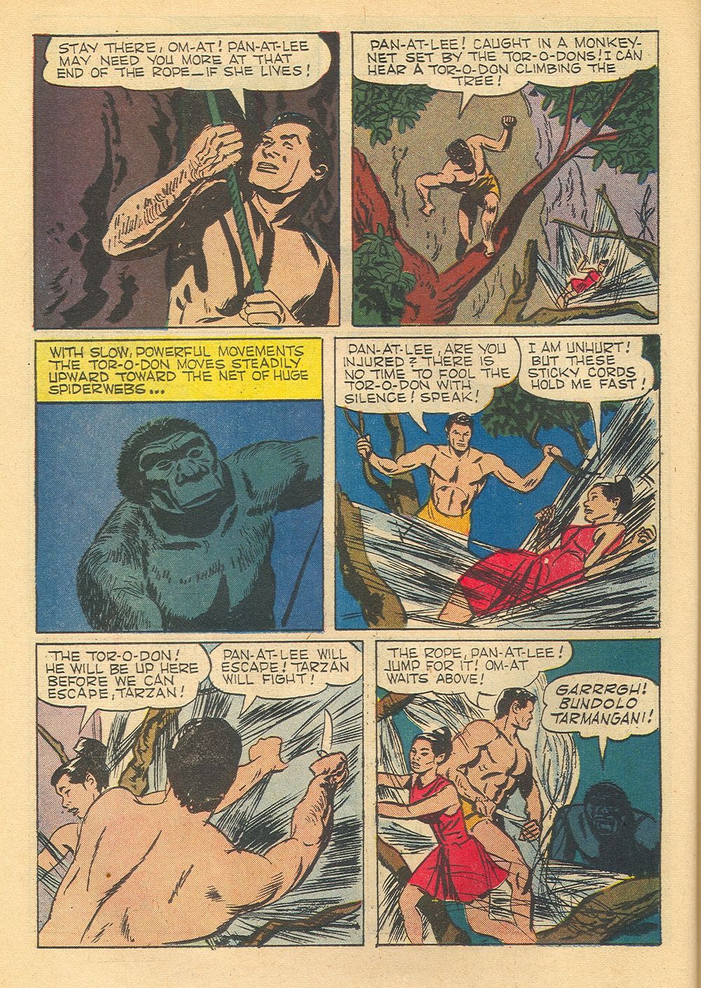 Read online Tarzan (1948) comic -  Issue #51 - 54