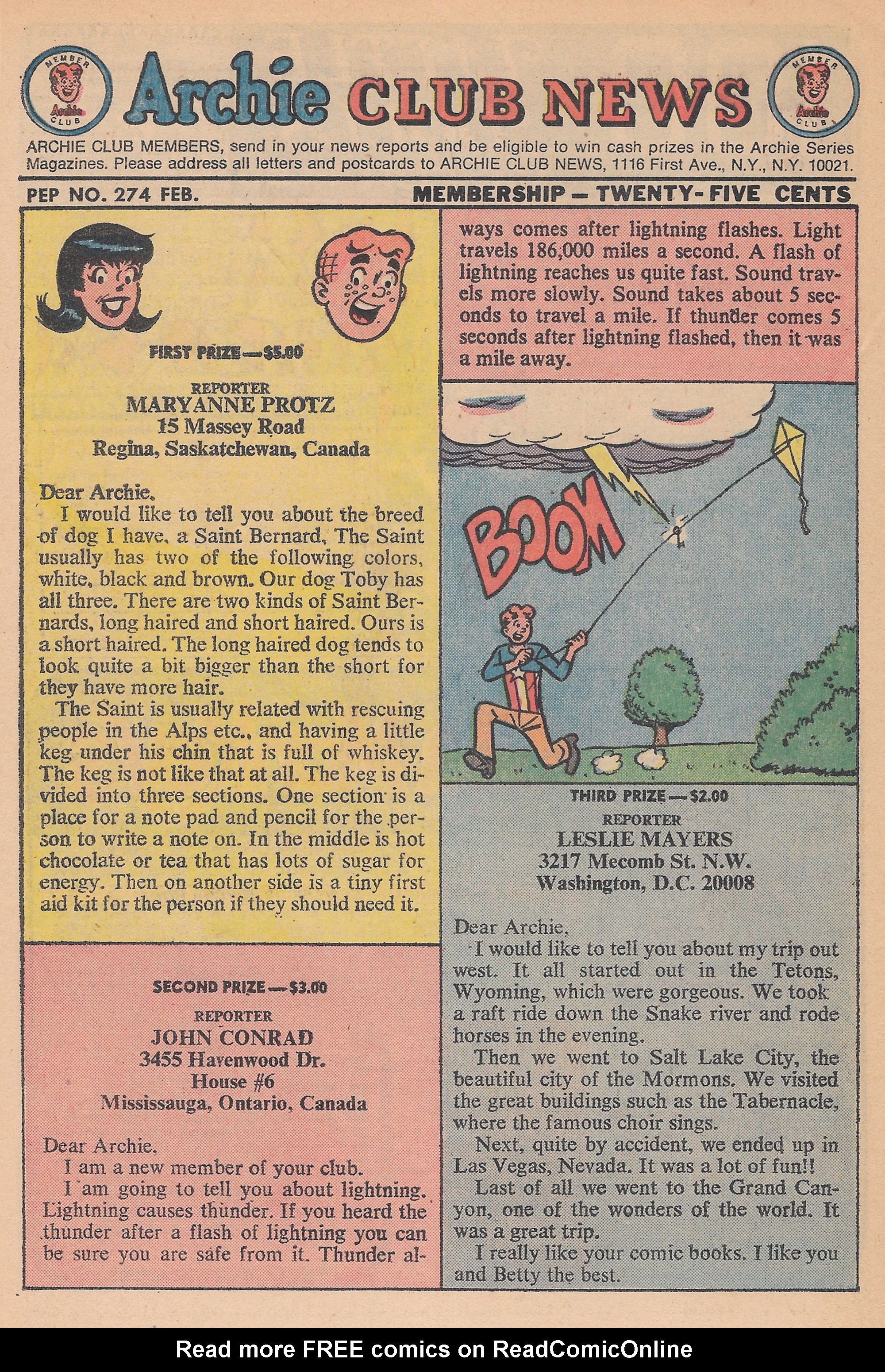 Read online Pep Comics comic -  Issue #274 - 26