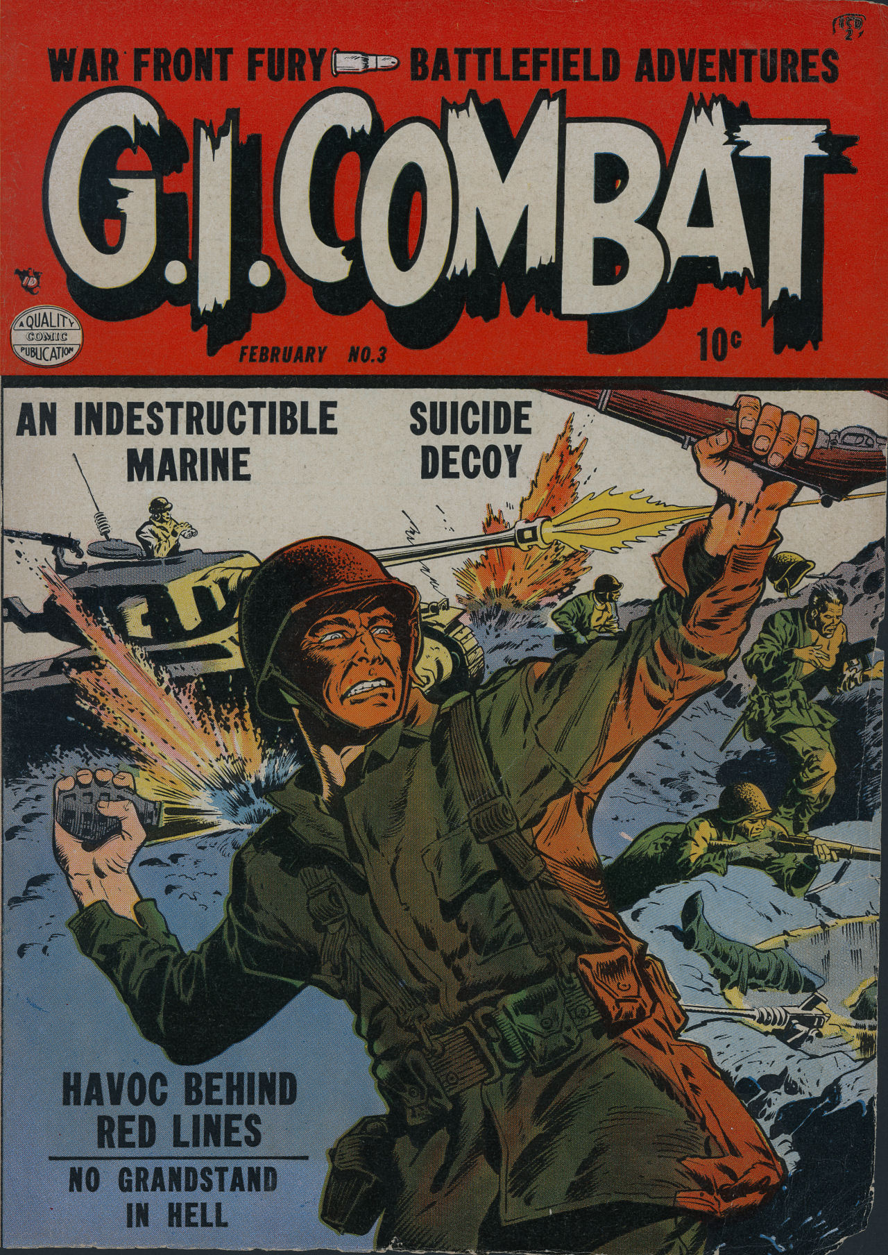 Read online G.I. Combat (1952) comic -  Issue #3 - 1