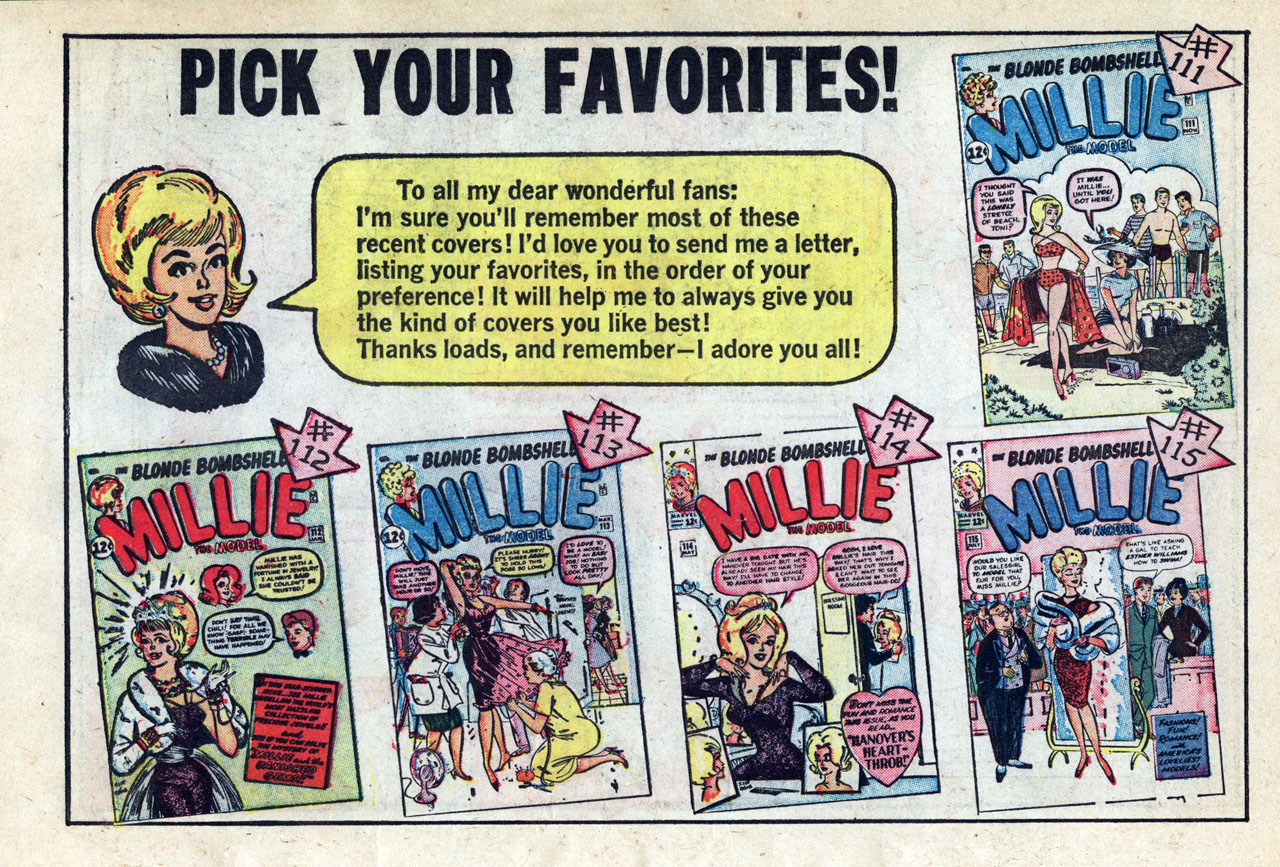 Read online Millie the Model comic -  Issue # Annual 3 - 36