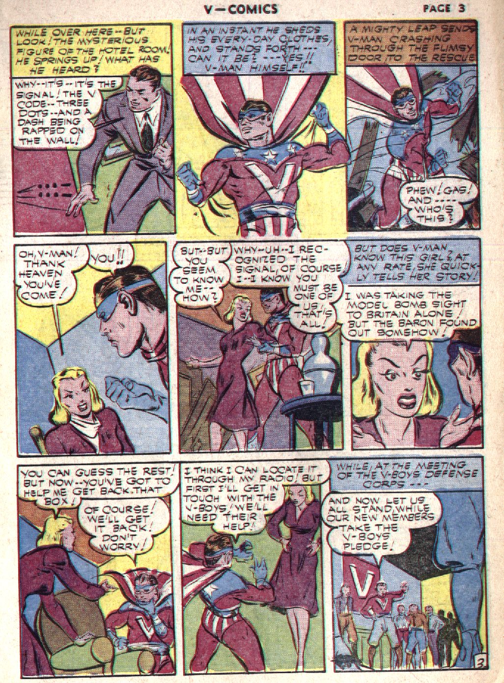 Read online V...- Comics comic -  Issue #1 - 5