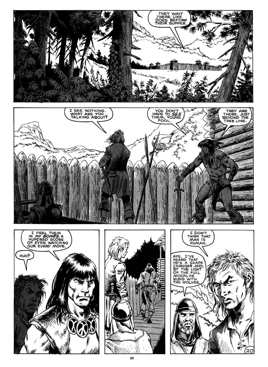 Read online The Savage Sword Of Conan comic -  Issue #163 - 25