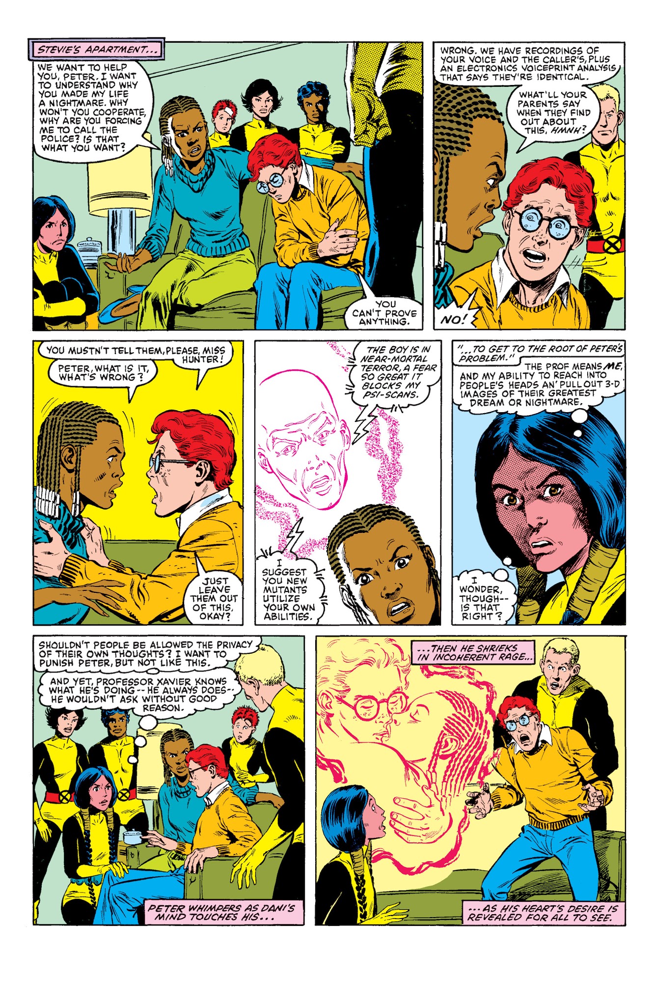 Read online New Mutants Classic comic -  Issue # TPB 1 - 165