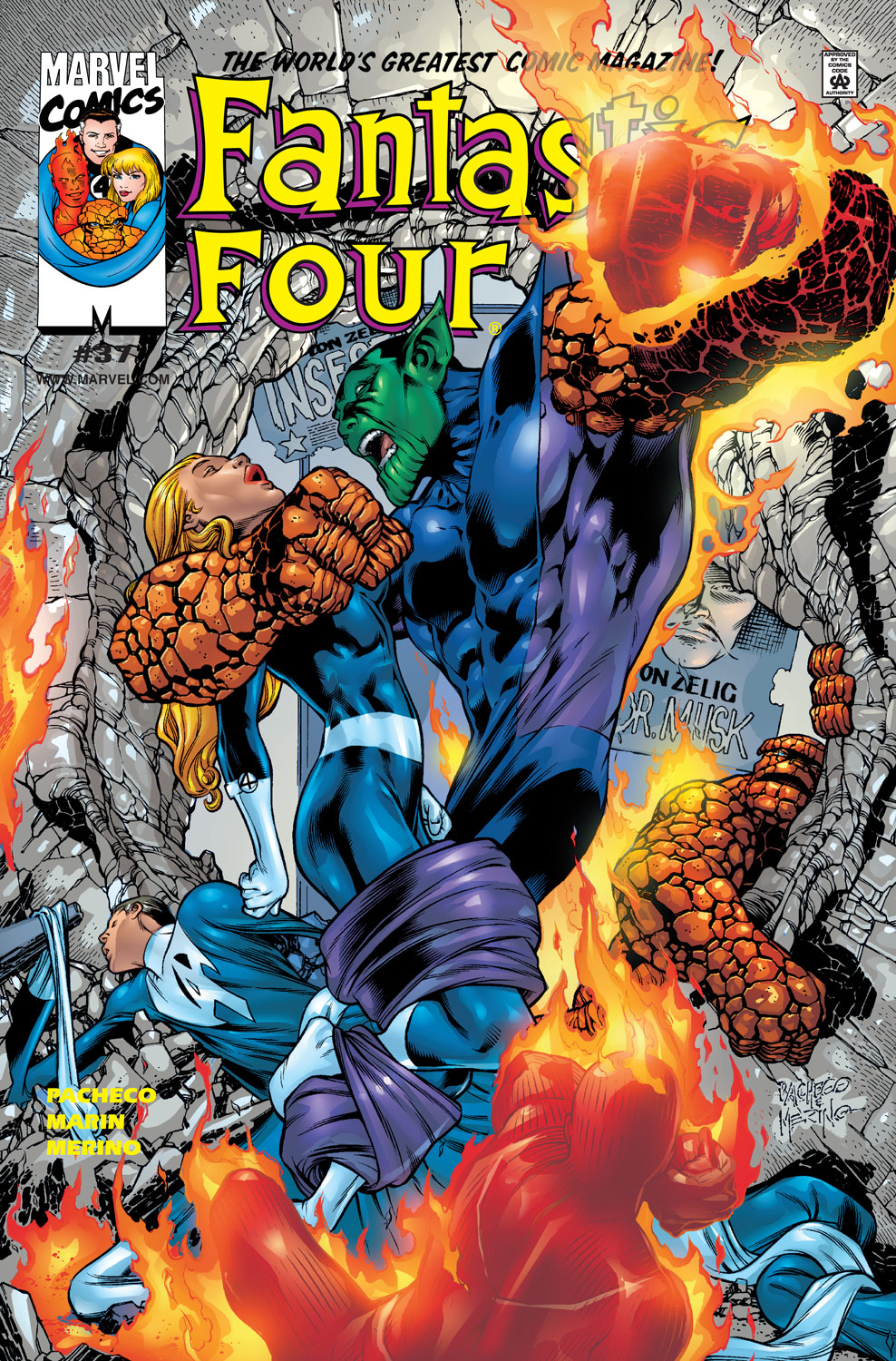 Read online Fantastic Four (1998) comic -  Issue #37 - 1