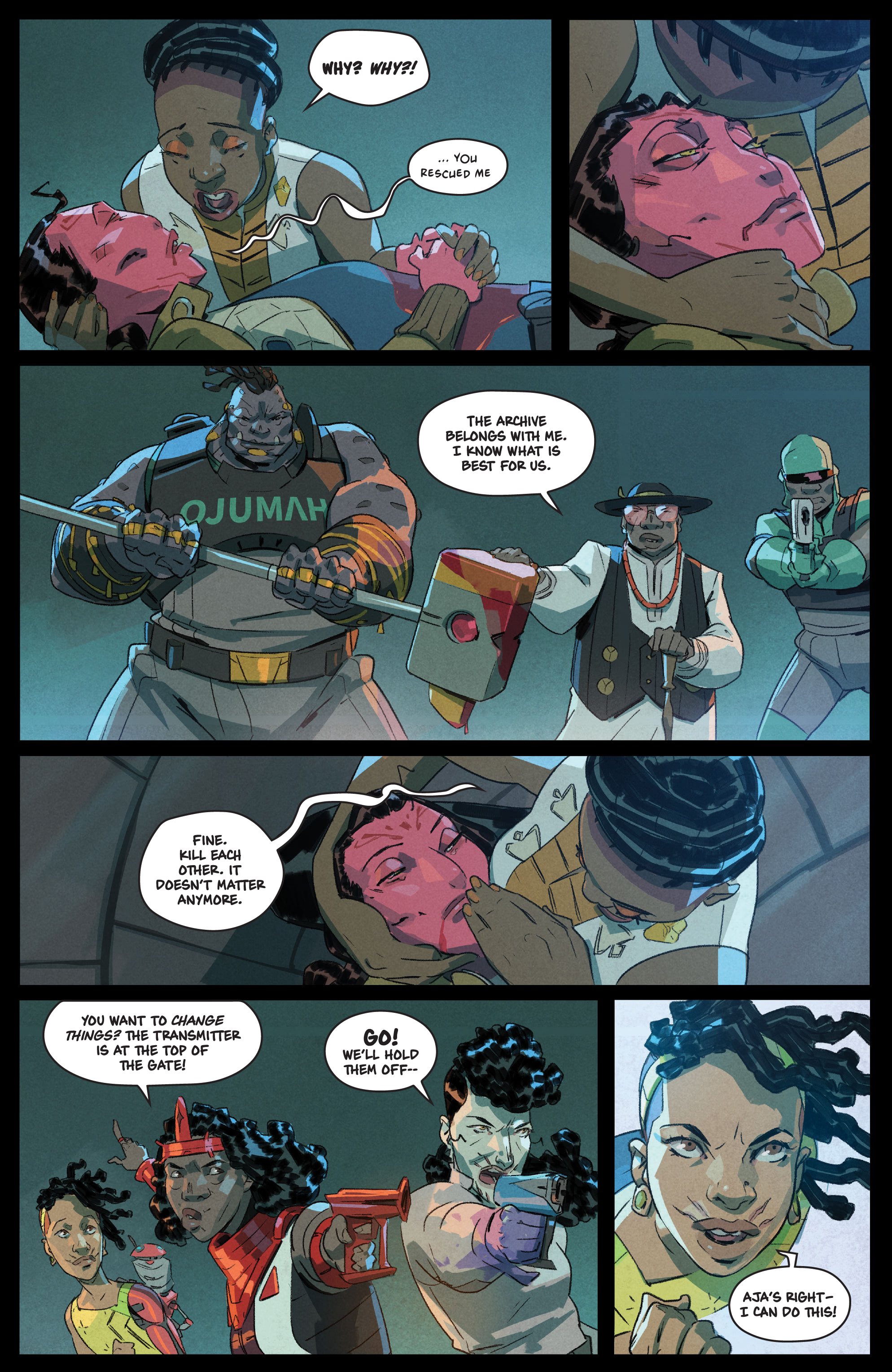 Read online New Masters comic -  Issue #6 - 23
