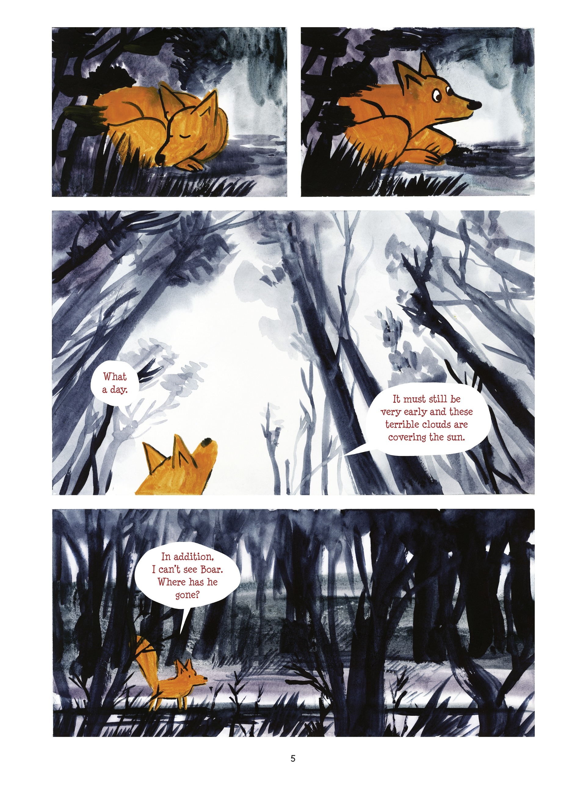 Read online Tiny Fox and Great Boar comic -  Issue #4 - 5