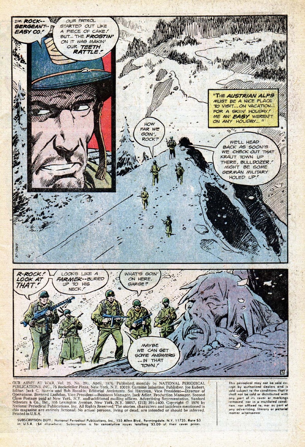 Read online Our Army at War (1952) comic -  Issue #291 - 3