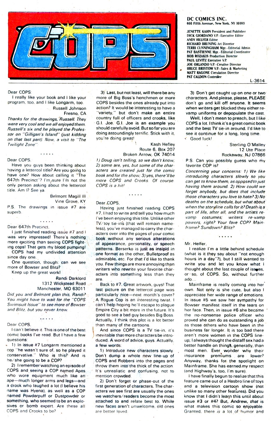 Read online COPS comic -  Issue #10 - 33