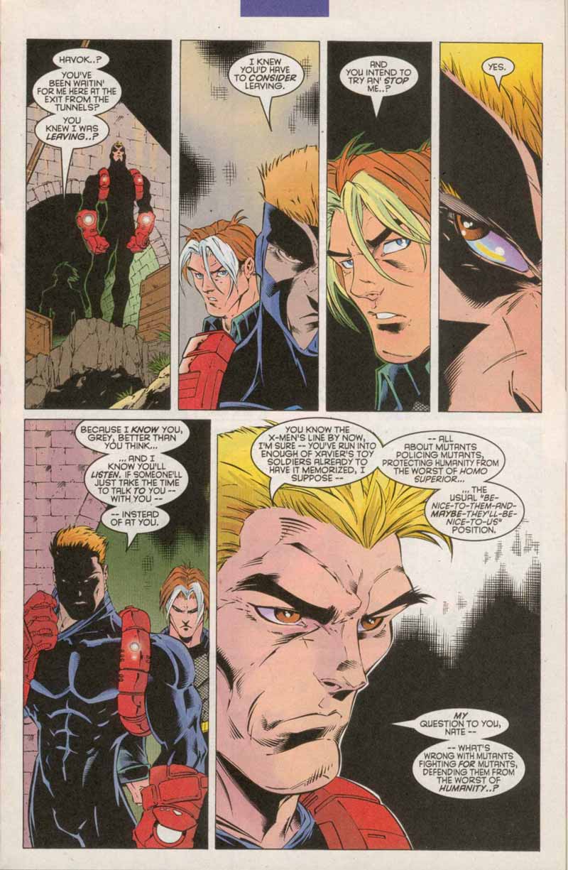Read online X-Man comic -  Issue #28 - 13