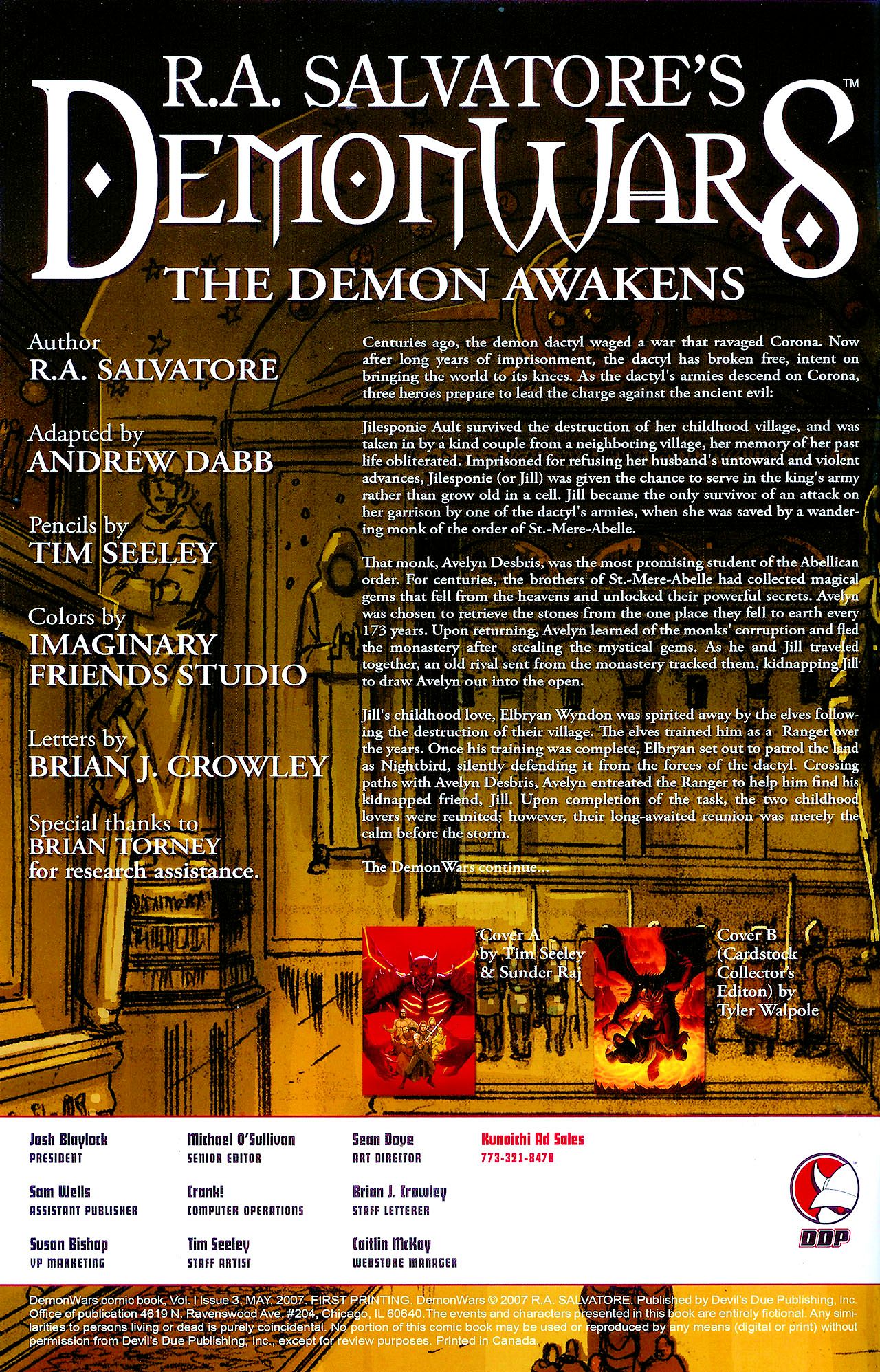 Read online DemonWars: The Demon Awakens comic -  Issue #3 - 2