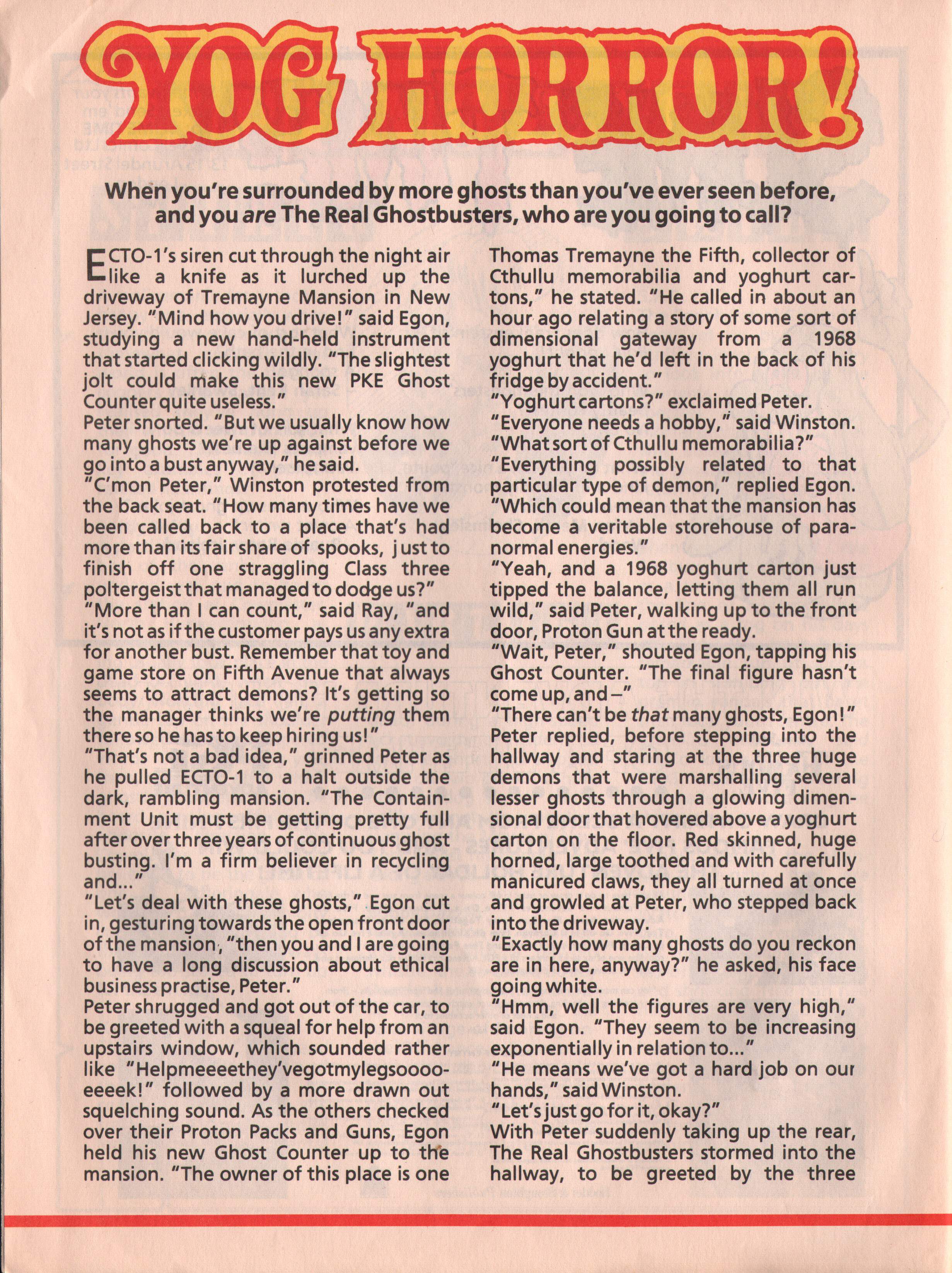 Read online The Real Ghostbusters comic -  Issue #164 - 2