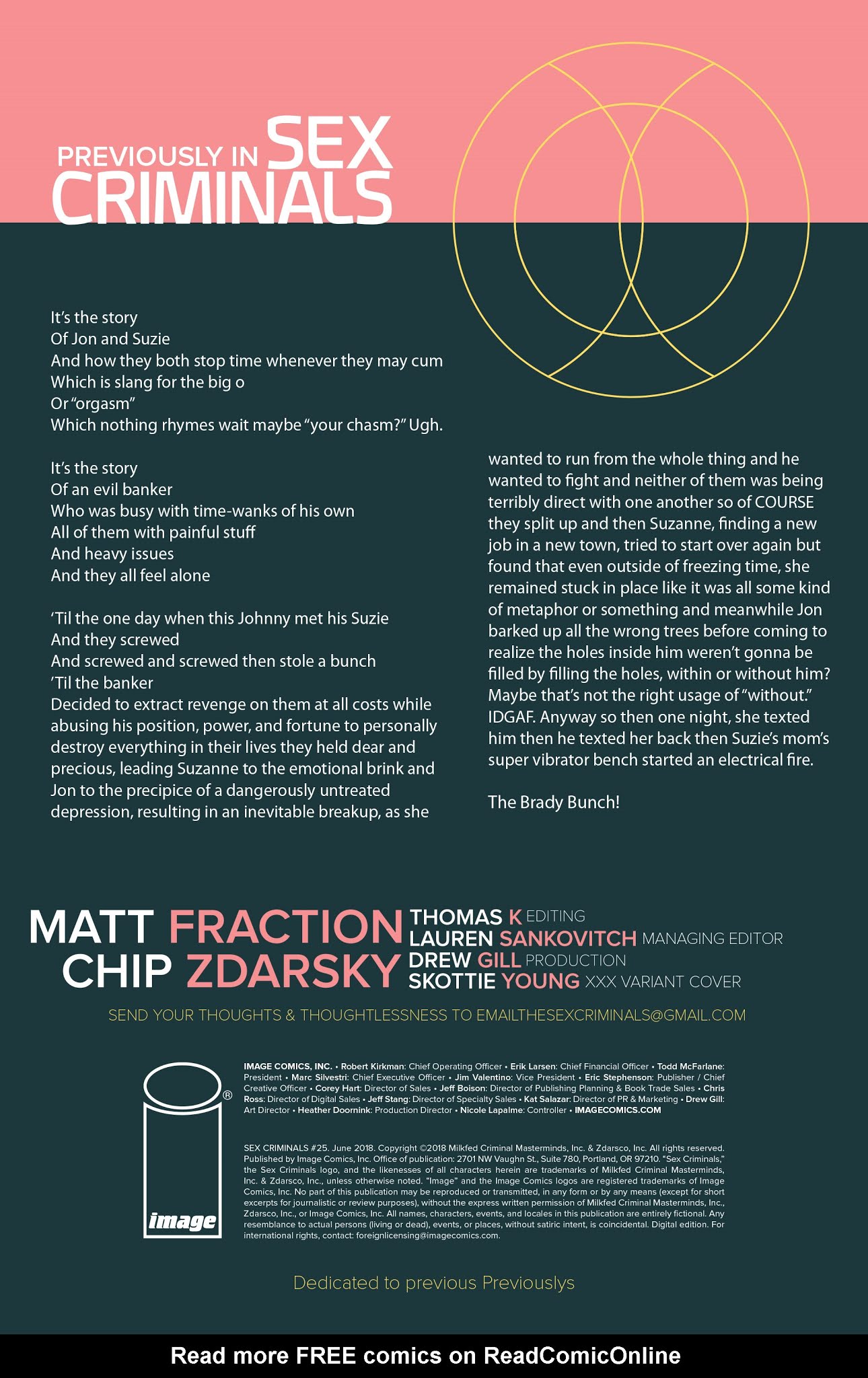 Read online Sex Criminals comic -  Issue #25 - 2