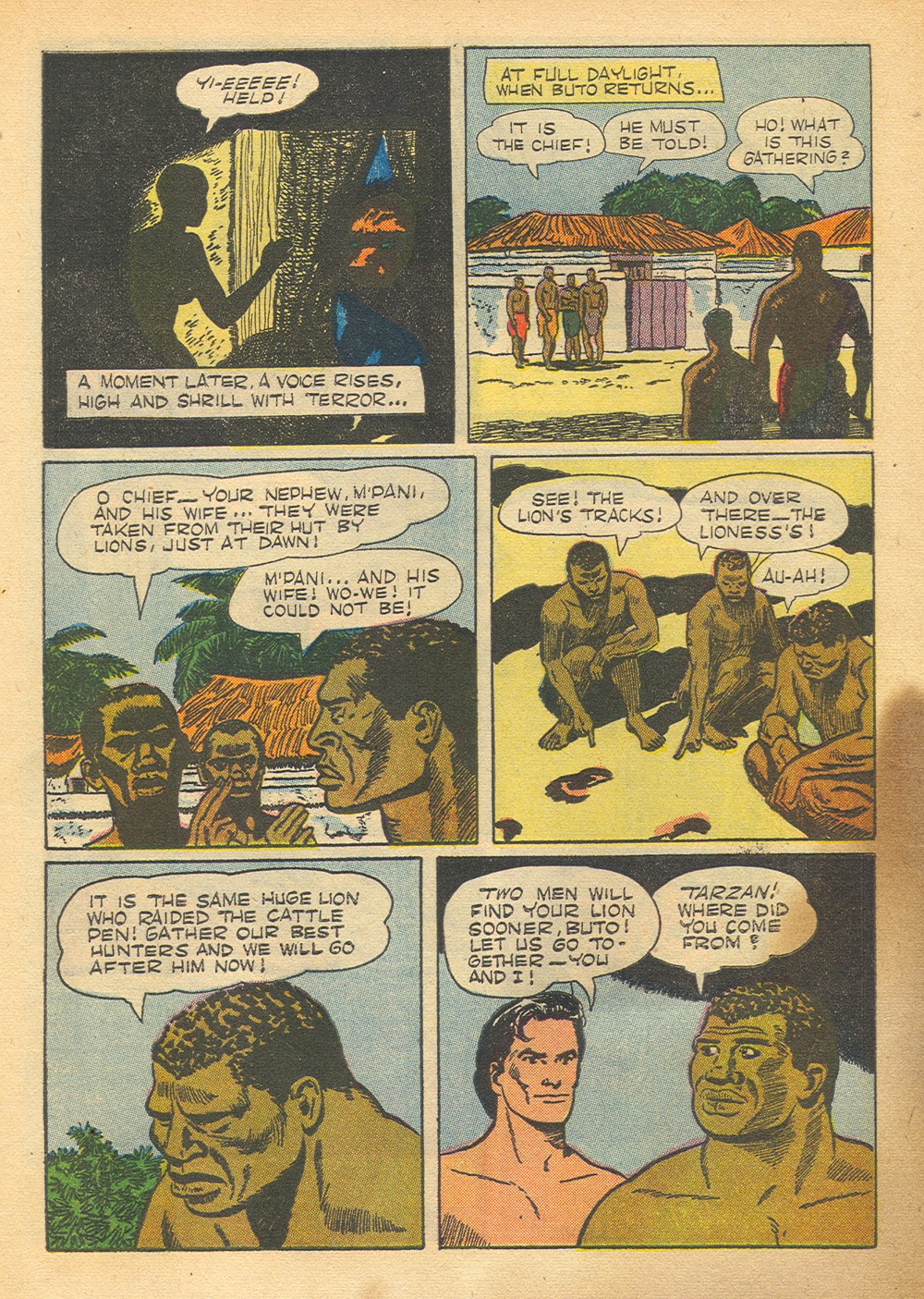 Read online Tarzan (1948) comic -  Issue #54 - 6