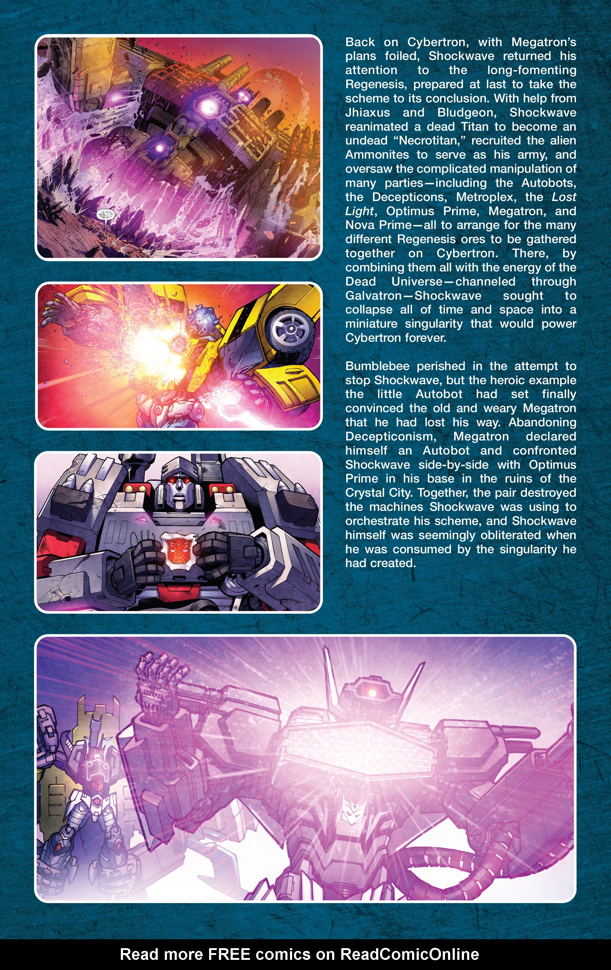 Read online Transformers: Historia comic -  Issue # Full - 29