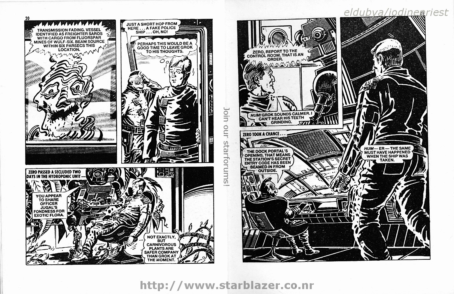 Read online Starblazer comic -  Issue #217 - 12