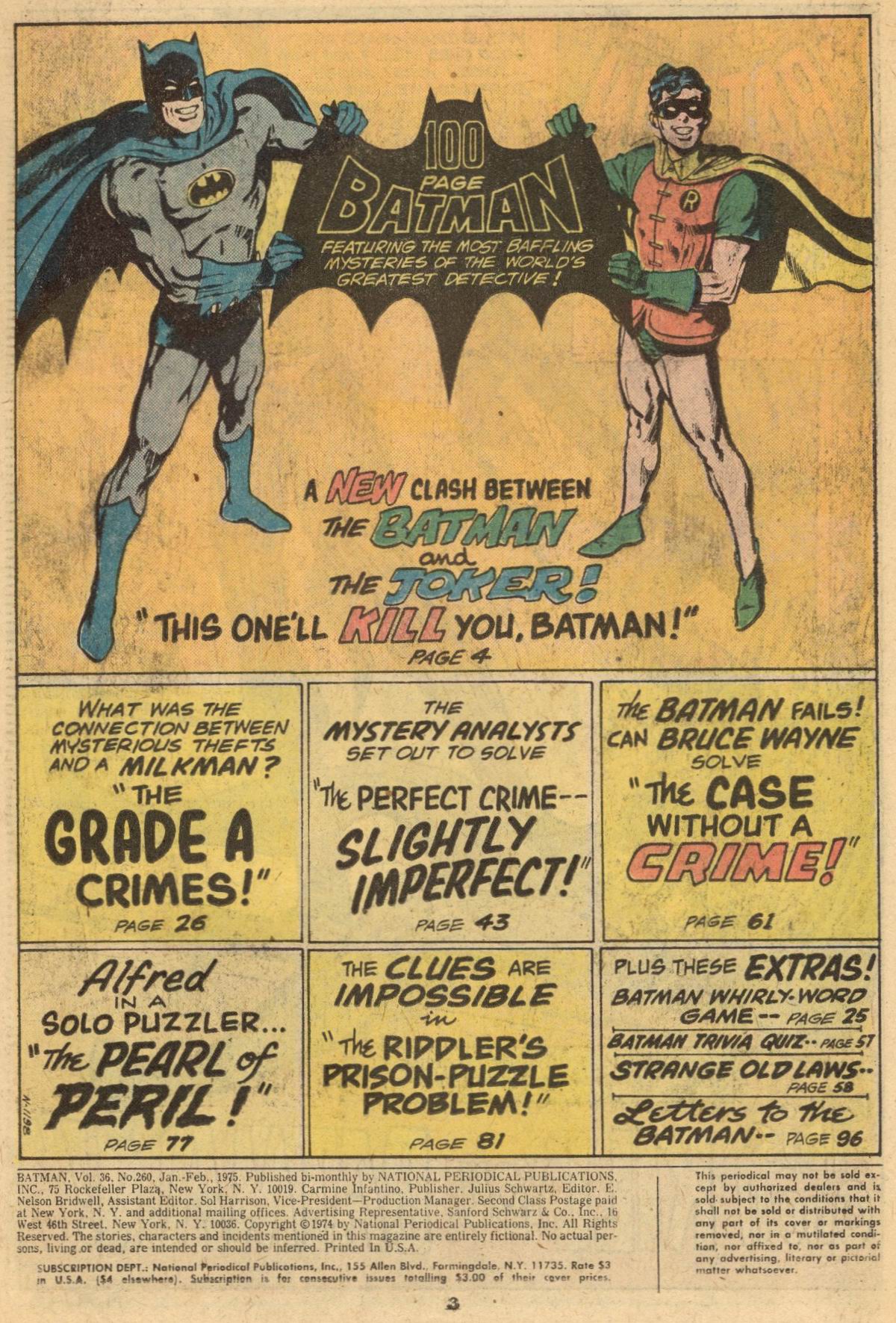 Read online Batman (1940) comic -  Issue #260 - 3