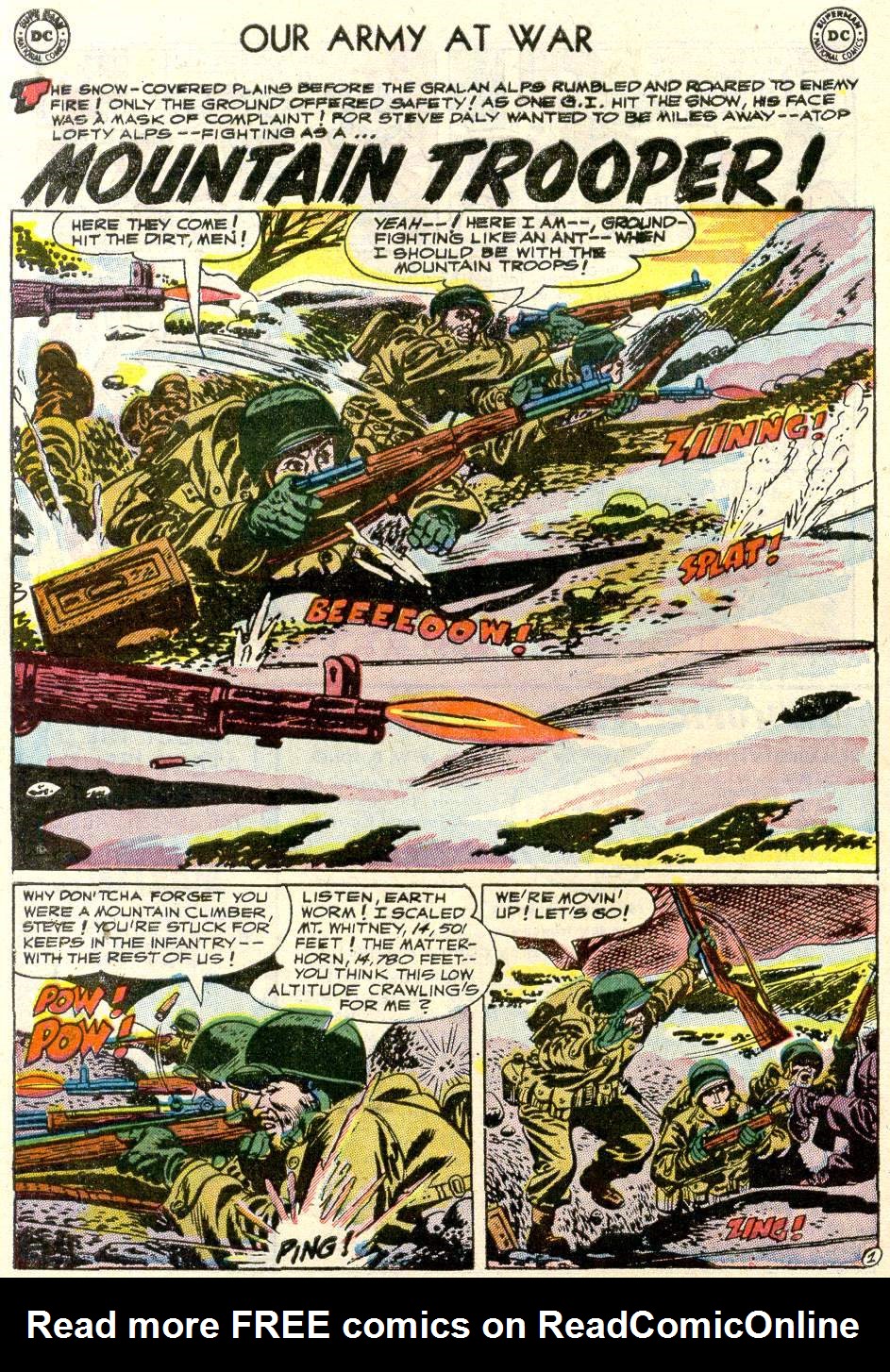 Read online Our Army at War (1952) comic -  Issue #7 - 28