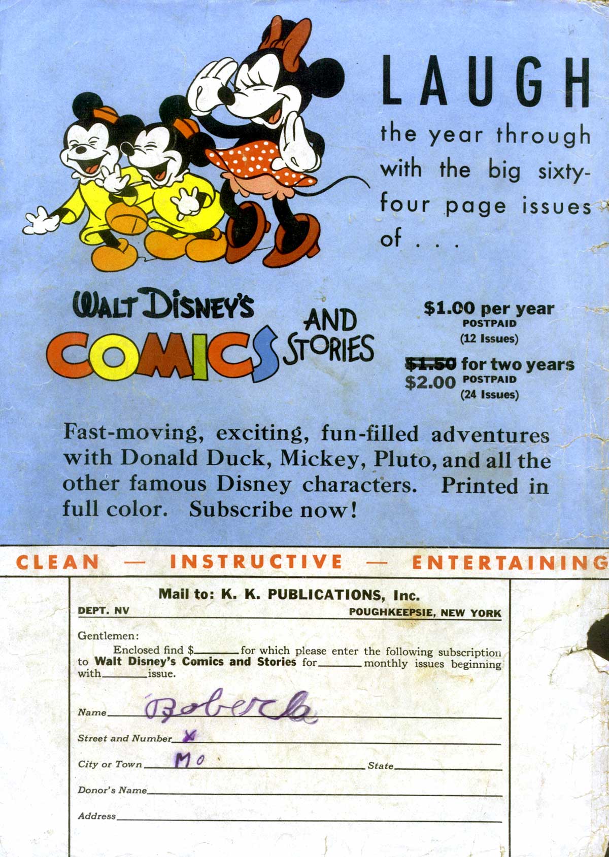 Read online Walt Disney's Comics and Stories comic -  Issue #26 - 69