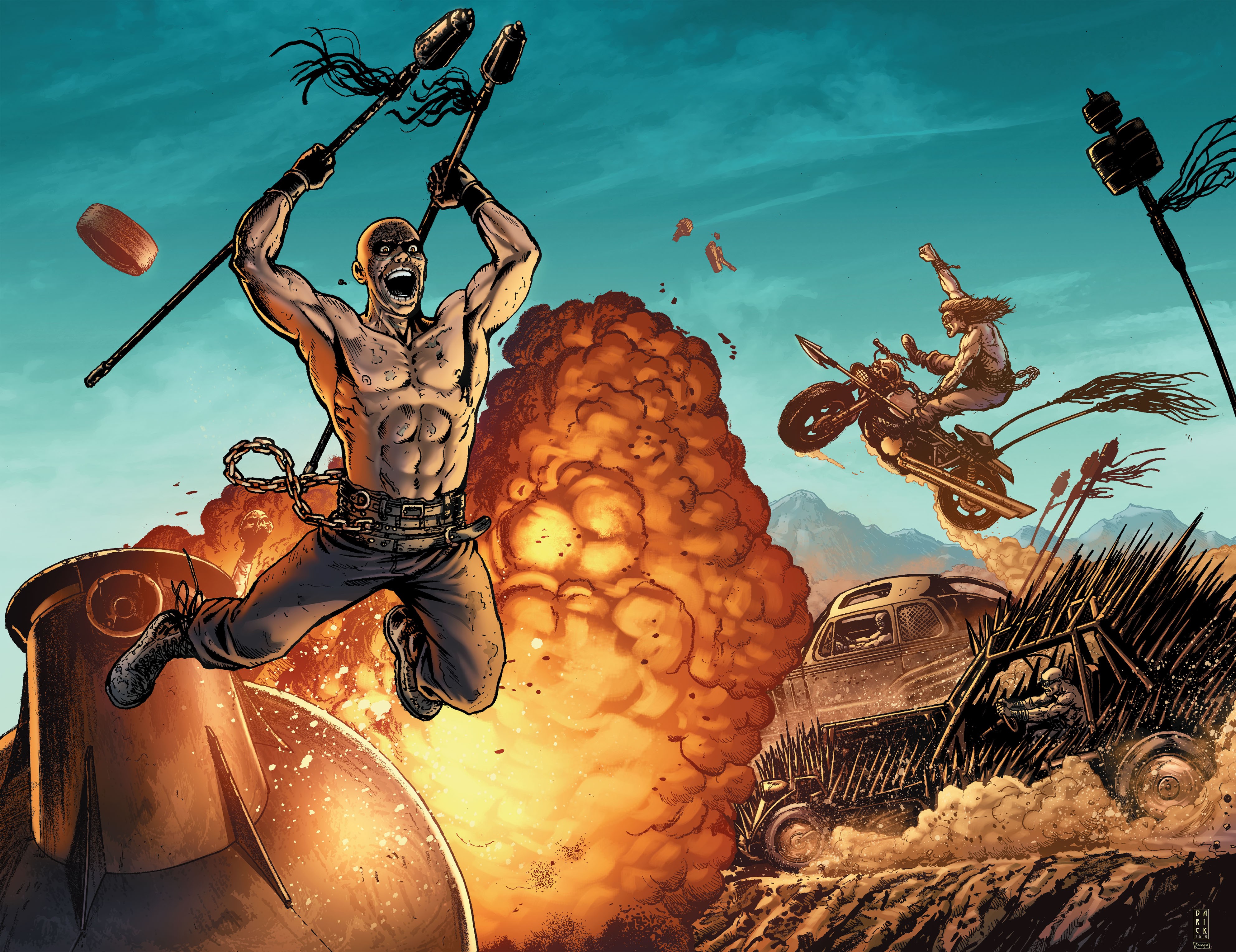 Read online Mad Max: Fury Road Inspired Artists Deluxe Edition comic -  Issue # TPB - 25
