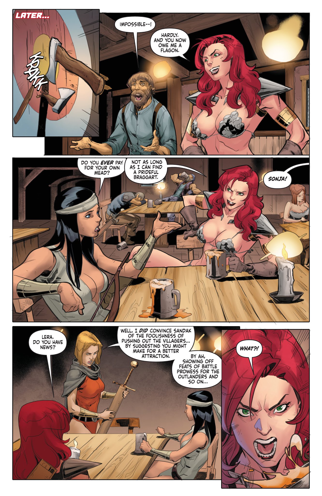 Read online Red Sonja Vol. 4 comic -  Issue #19 - 21