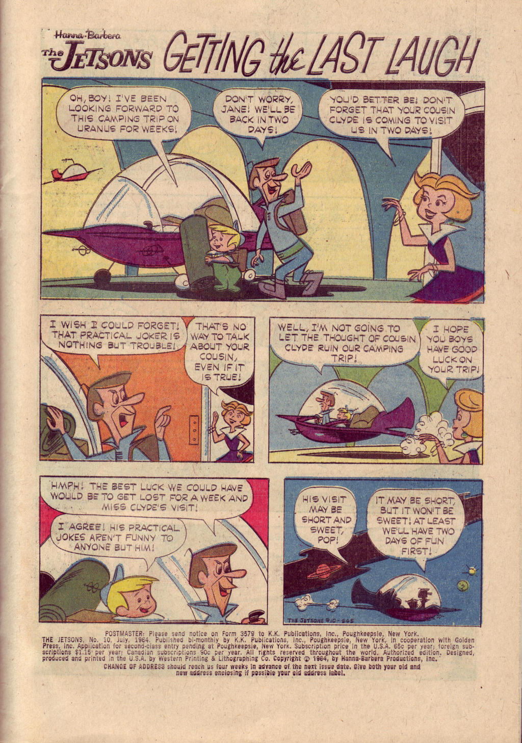 Read online The Jetsons (1963) comic -  Issue #10 - 3