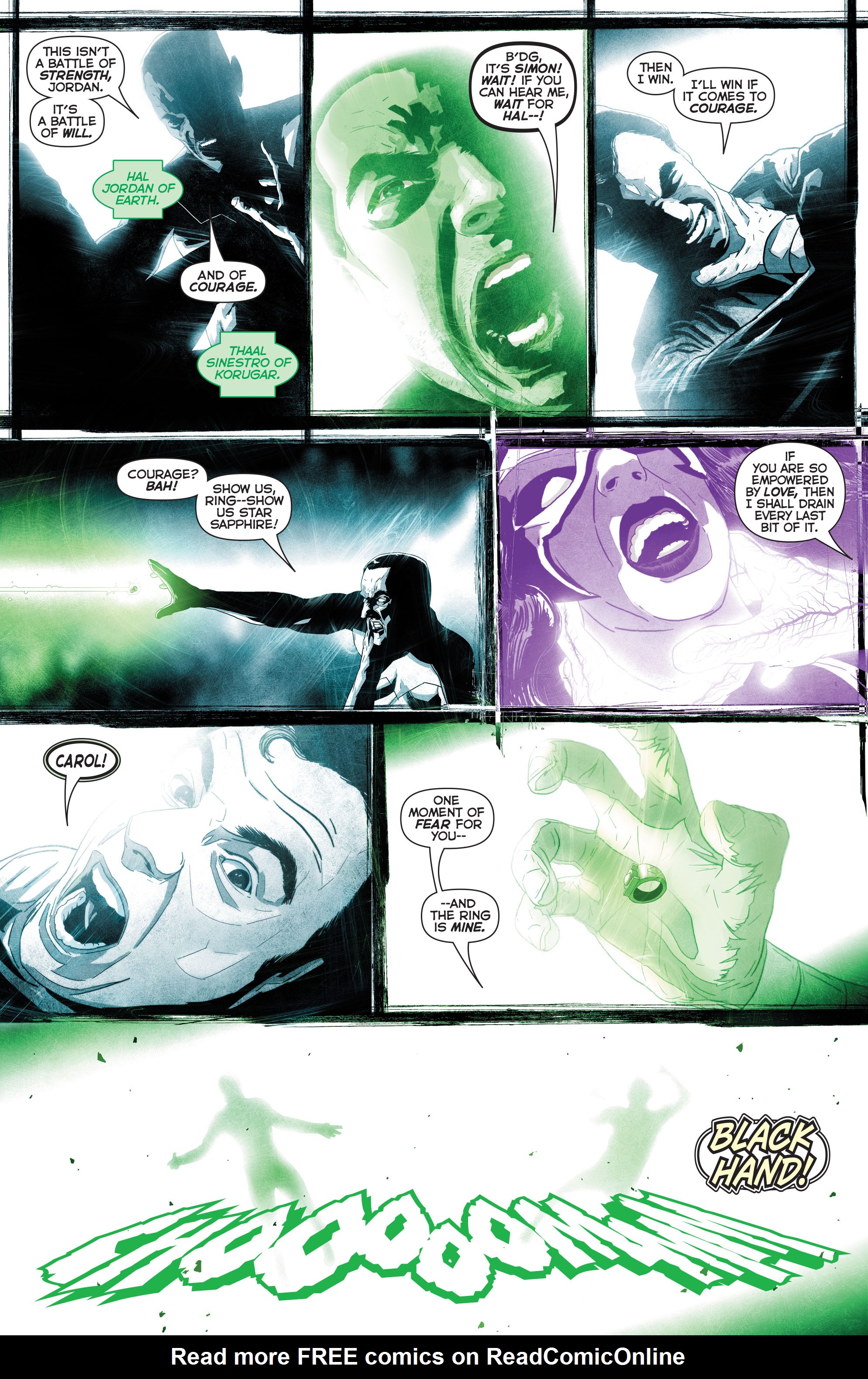 Read online Green Lantern: The Wrath of the First Lantern comic -  Issue # TPB - 104