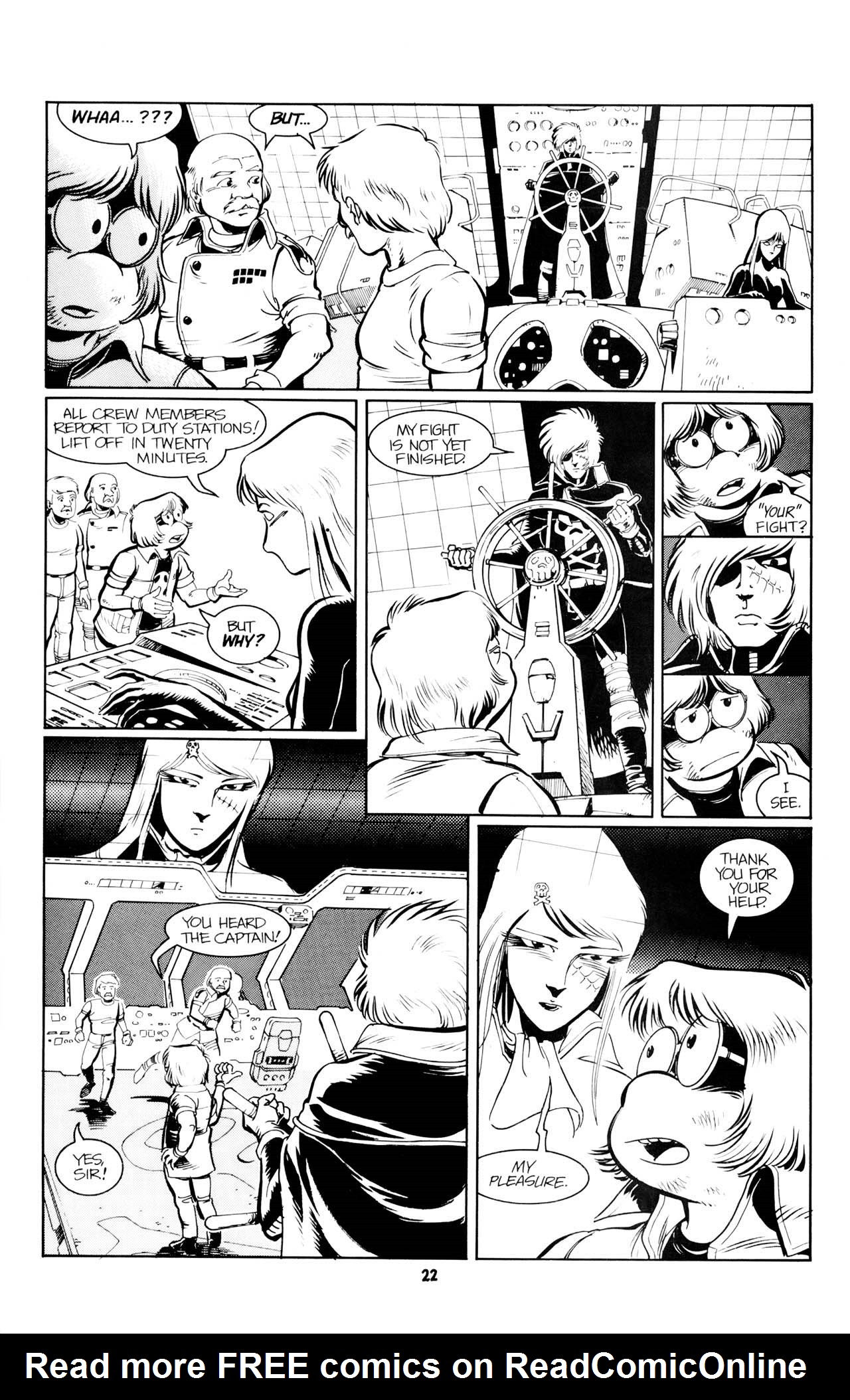 Read online Captain Harlock: Deathshadow Rising comic -  Issue #5 - 24