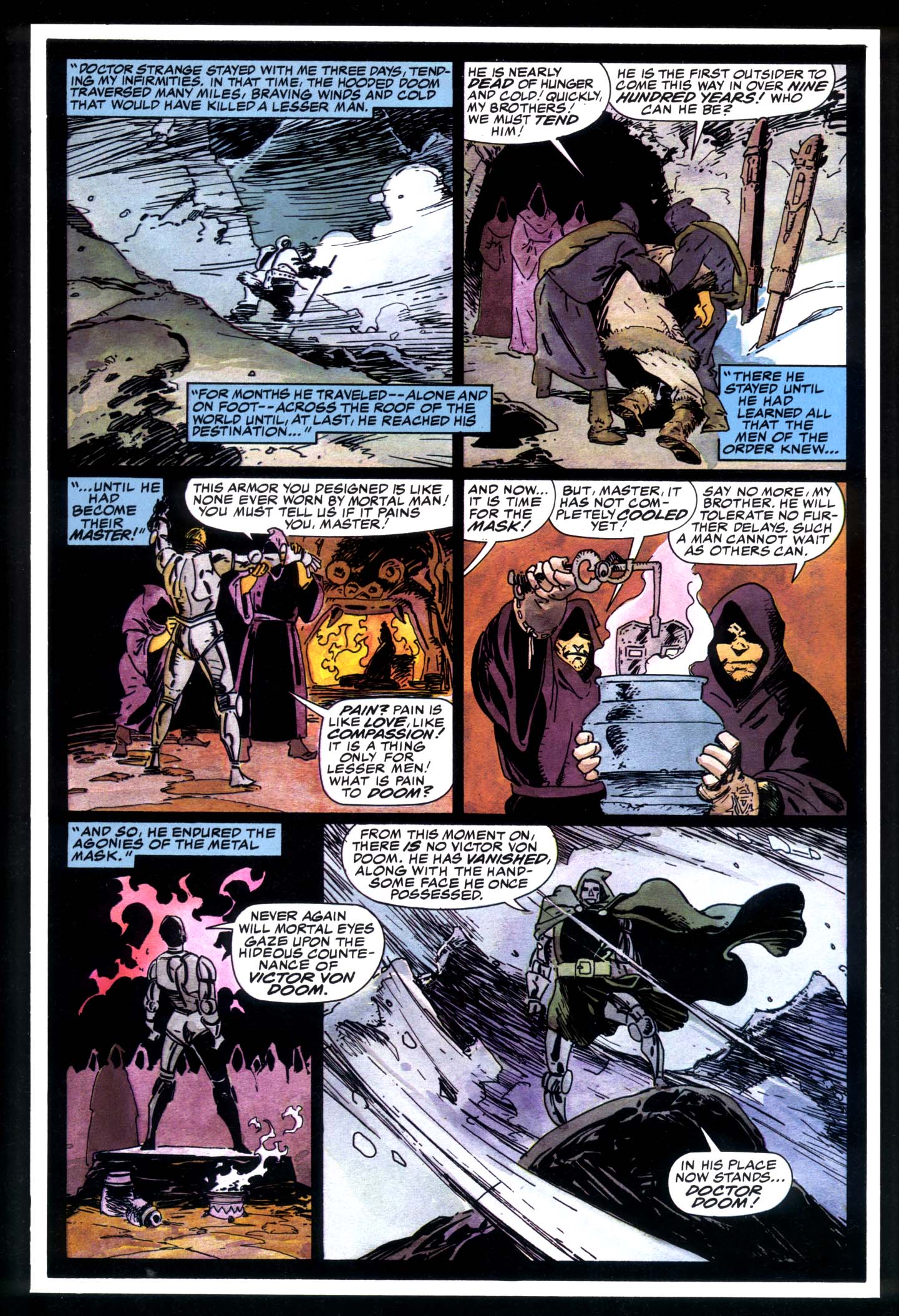 Read online Marvel Graphic Novel comic -  Issue #49 - Doctor Strange & Doctor Doom - Triumph & Torment - 7