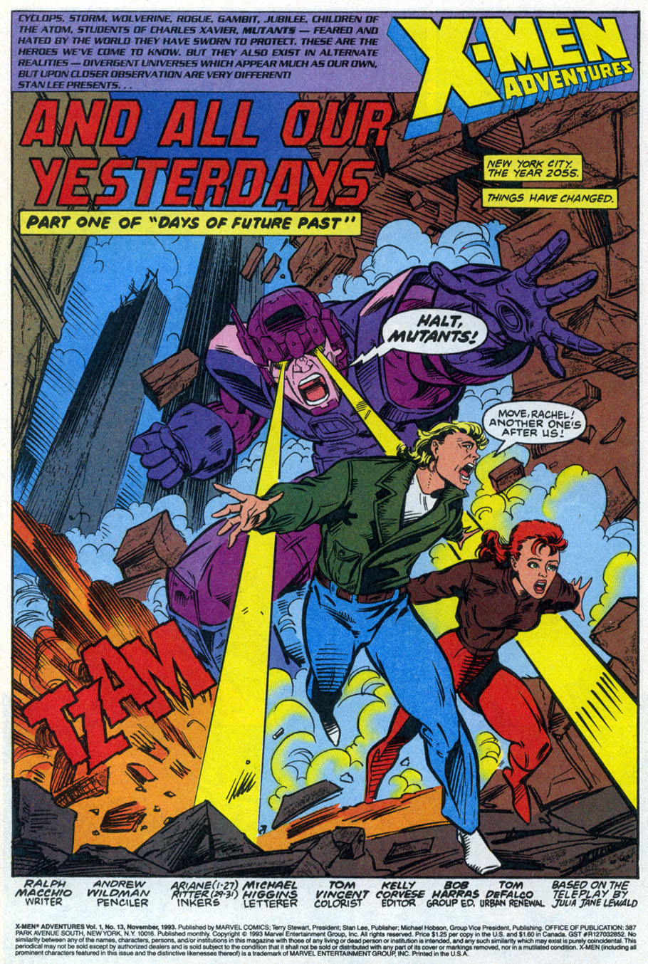 Read online X-Men Adventures (1992) comic -  Issue #13 - 2