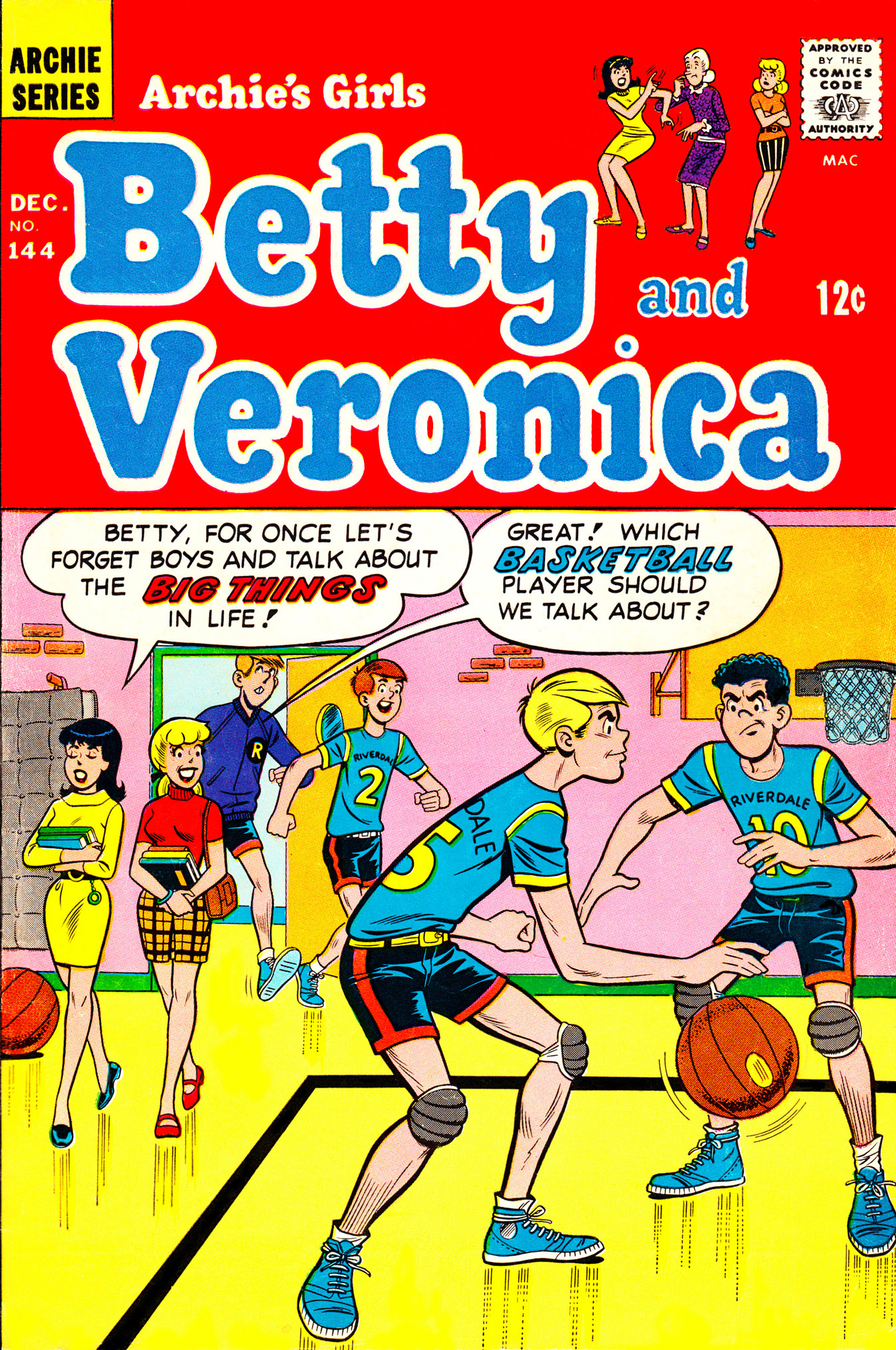 Read online Archie's Girls Betty and Veronica comic -  Issue #144 - 1