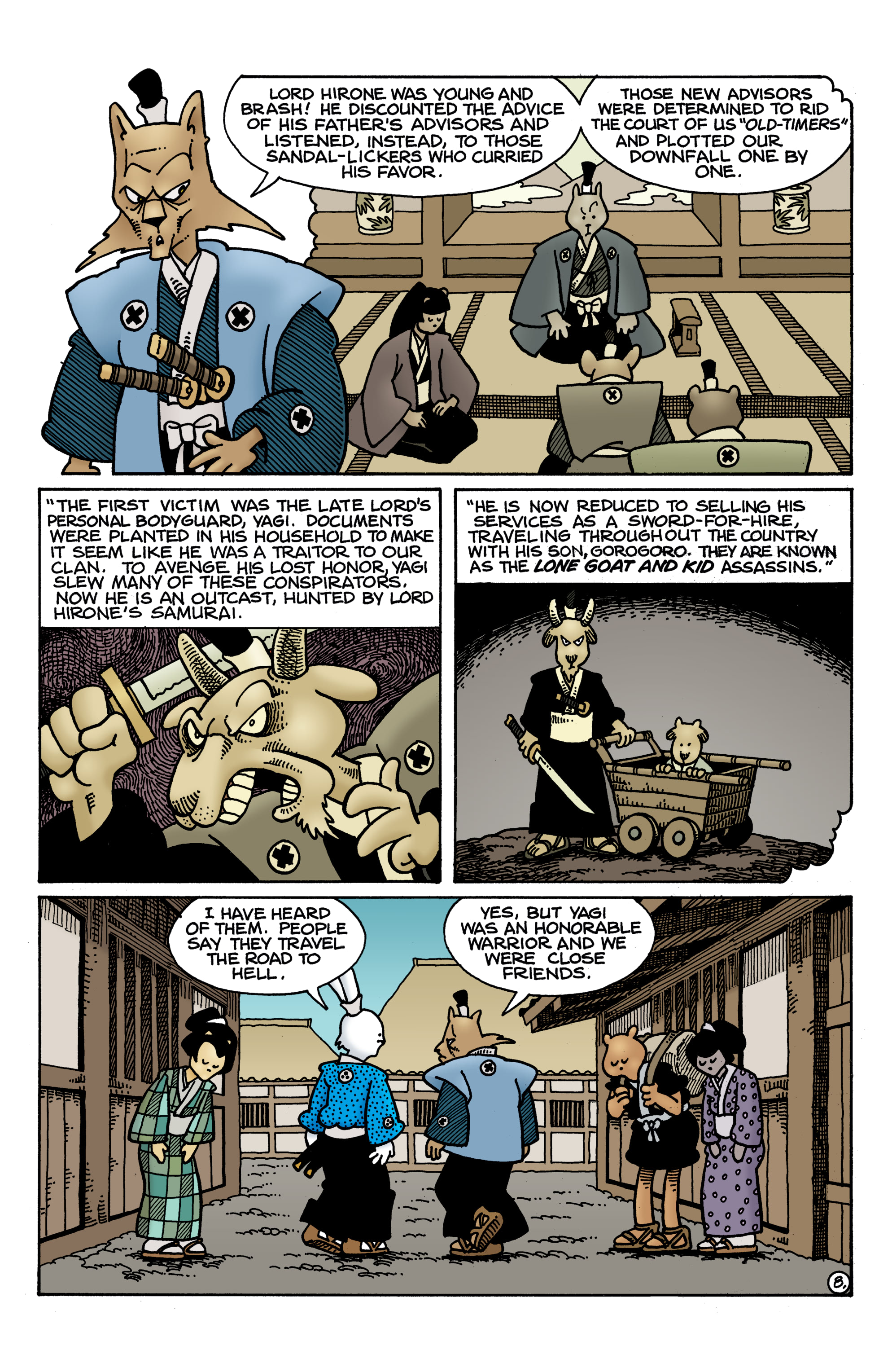 Read online Usagi Yojimbo: Lone Goat and Kid comic -  Issue #5 - 10