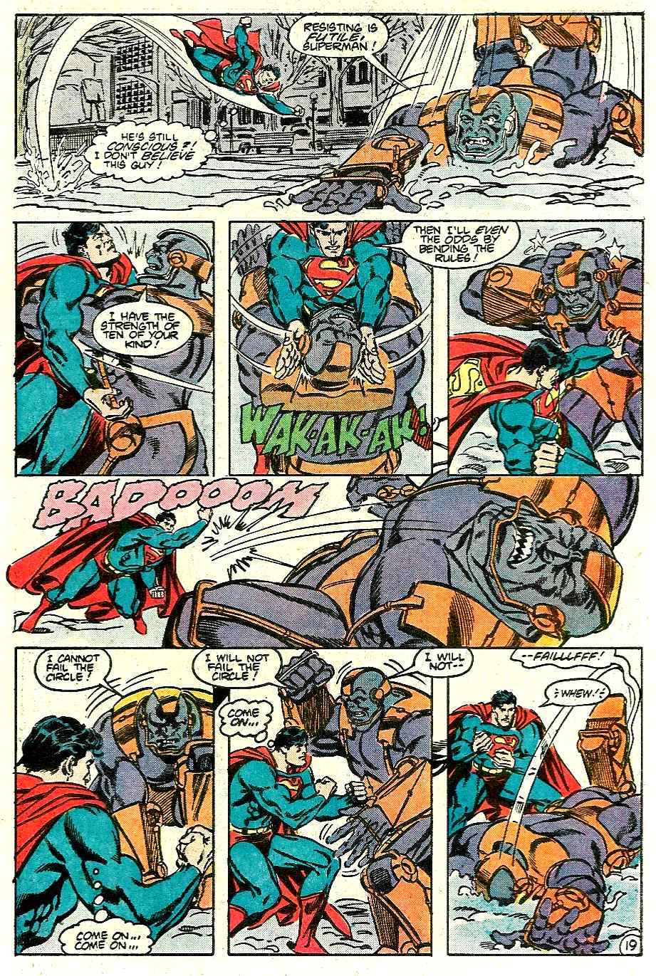 Read online Adventures of Superman (1987) comic -  Issue #429 - 19