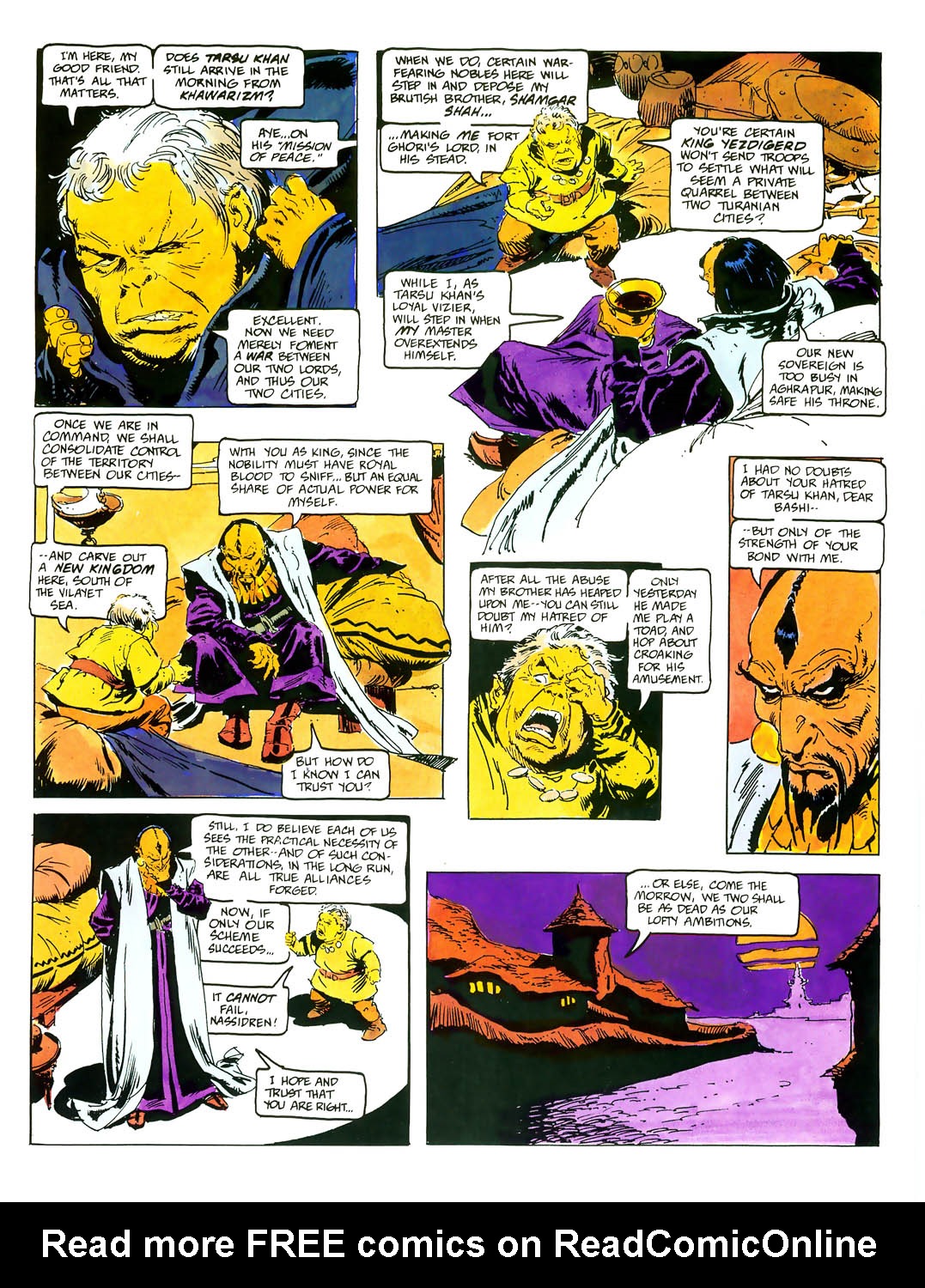 Read online Marvel Graphic Novel comic -  Issue #69 - Conan - The Rogue - 9