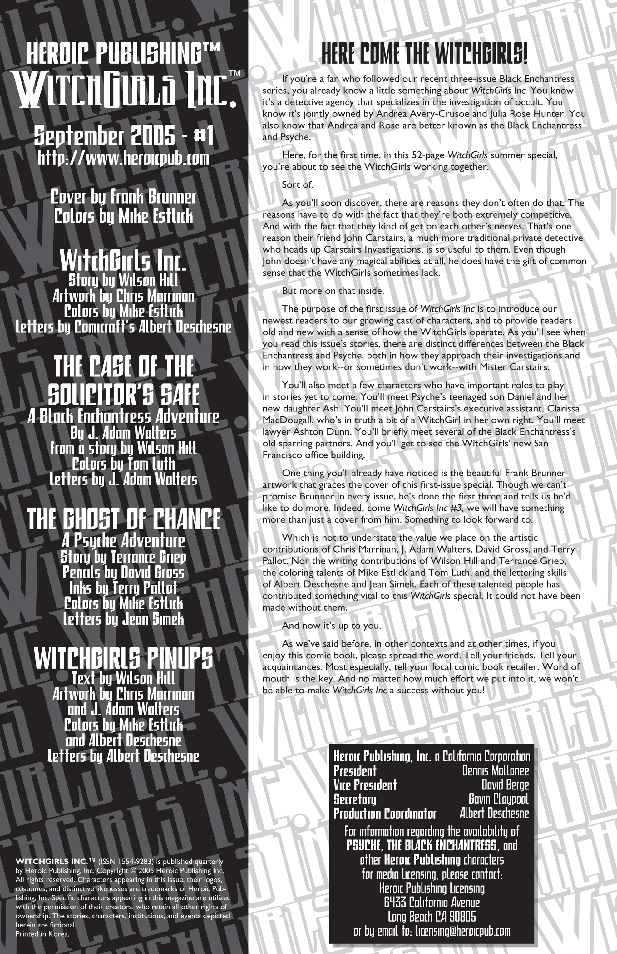 Read online WitchGirls, Inc. comic -  Issue #1 - 2