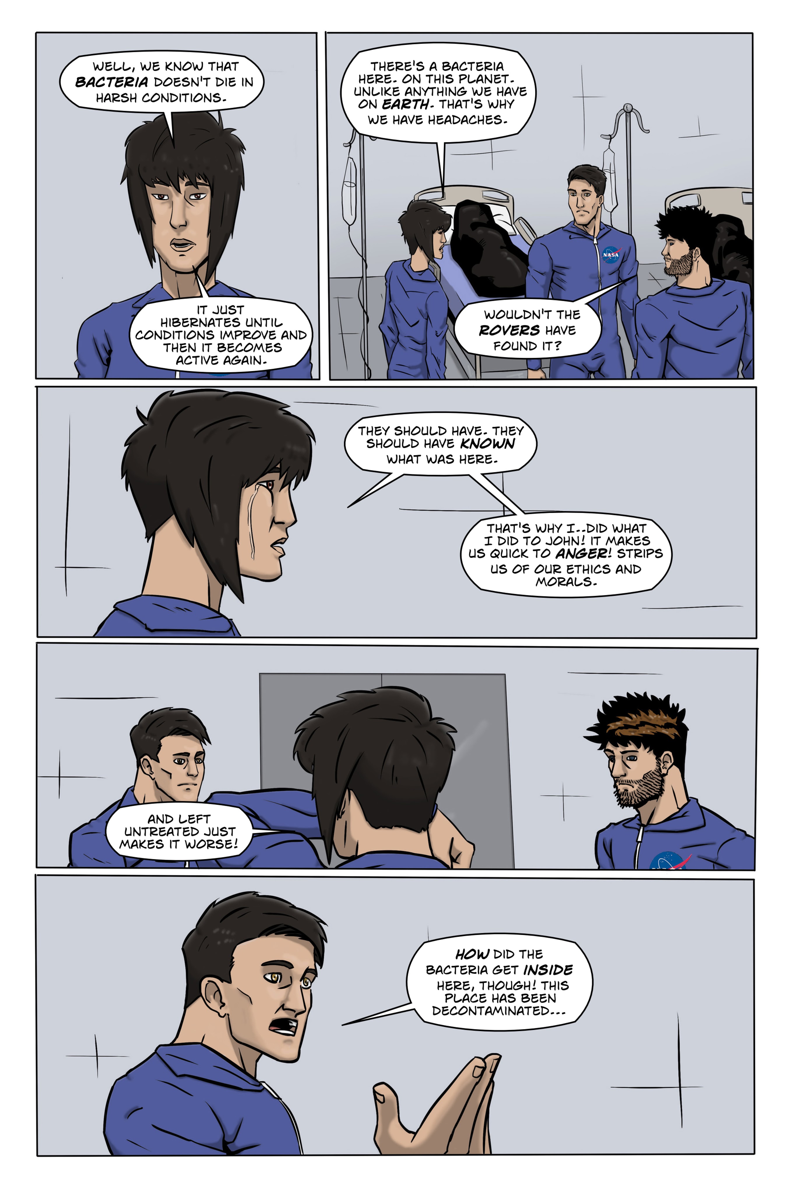 Read online Mars One comic -  Issue #3 - 11