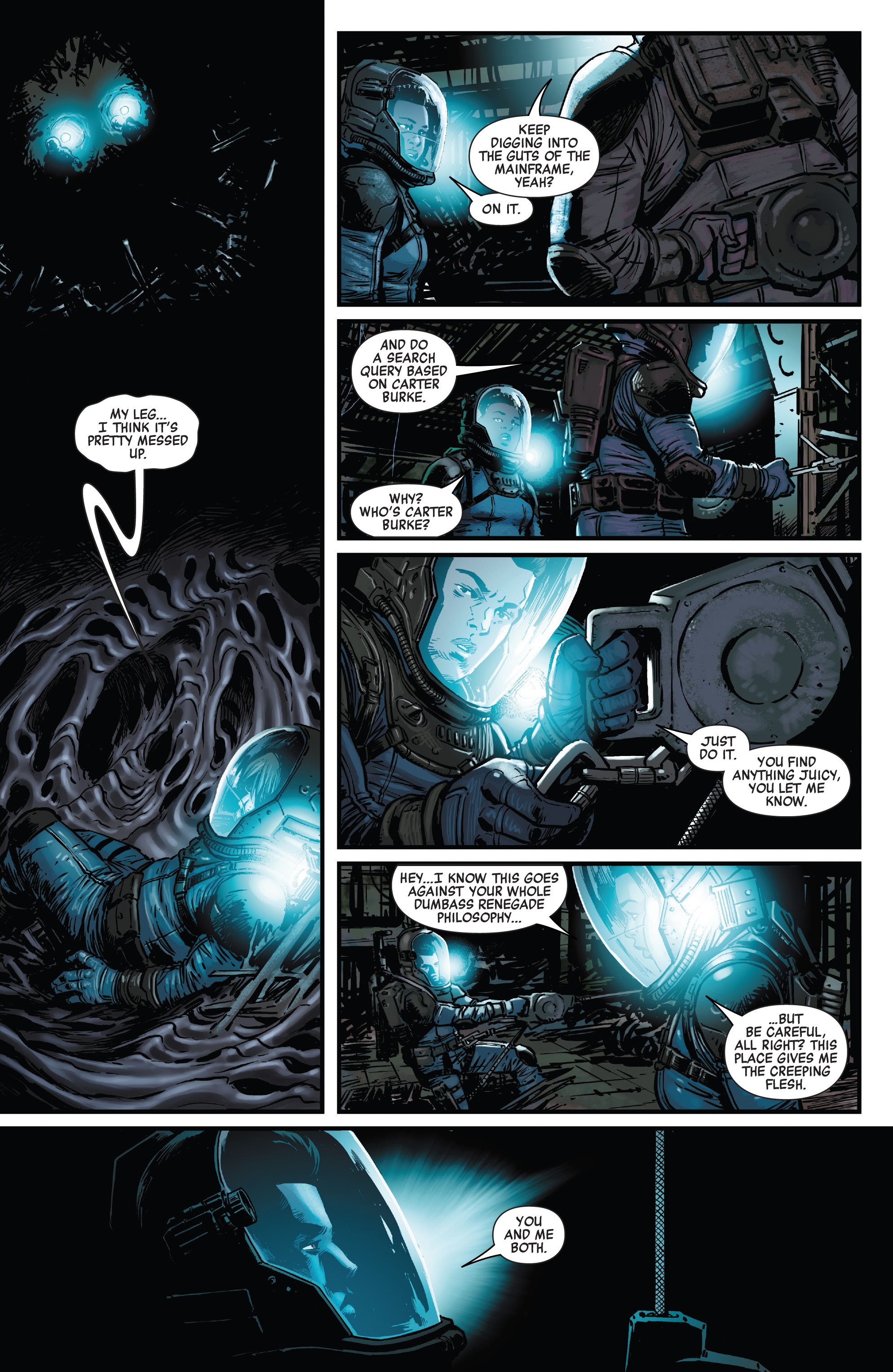 Read online Aliens: Aftermath comic -  Issue # Full - 21