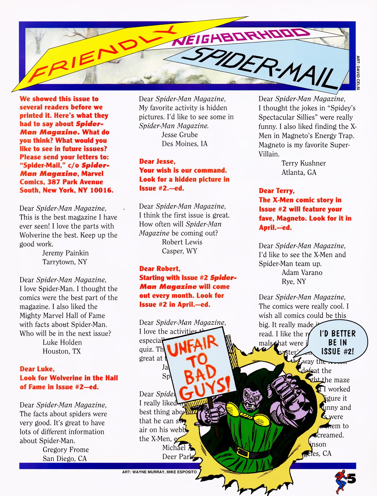 Read online Spider-Man Magazine comic -  Issue #1 - 7
